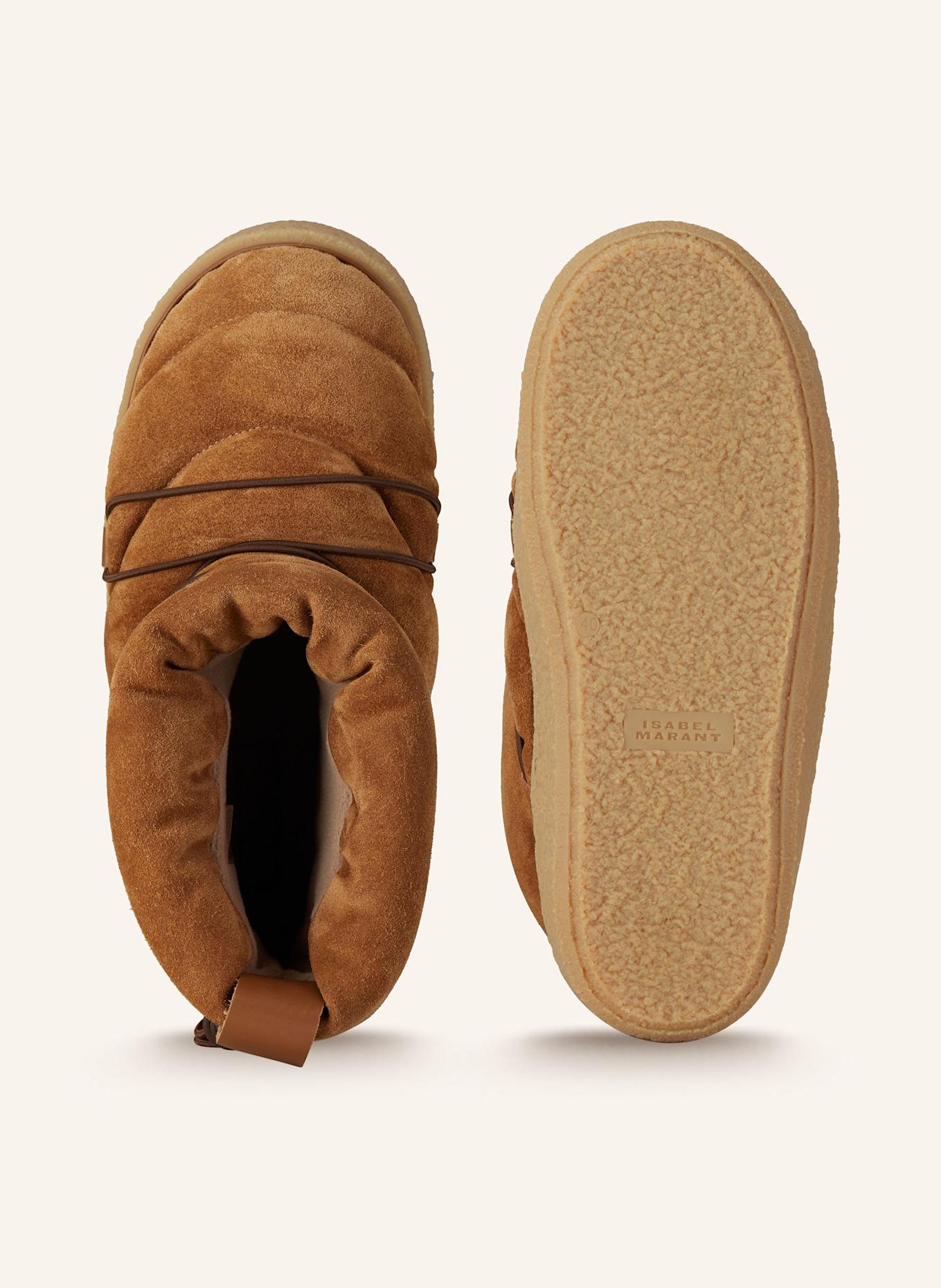 ISABEL MARANT Schnürboots HETA: COGNAC