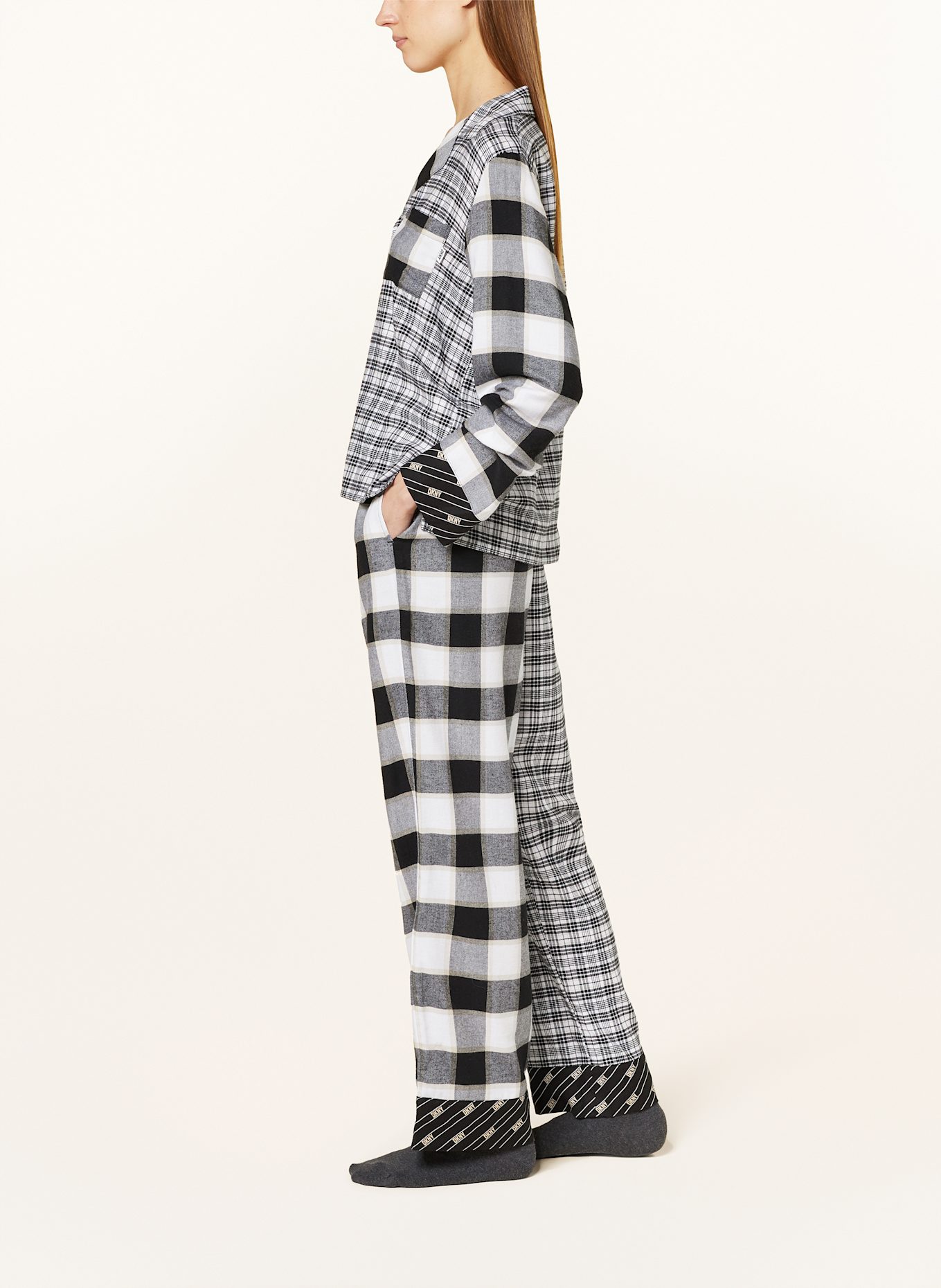 Dkny flannel pajama pants hot sale