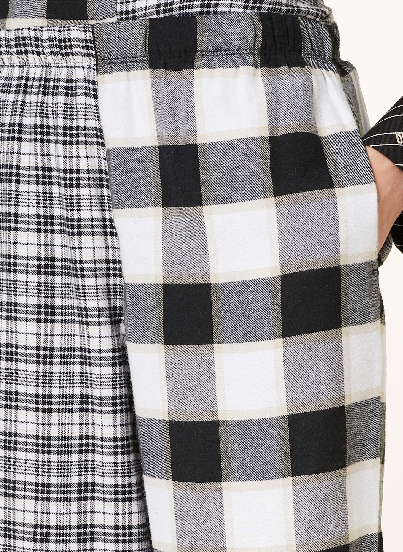 DKNY MATCH RELAX flannel pajamas