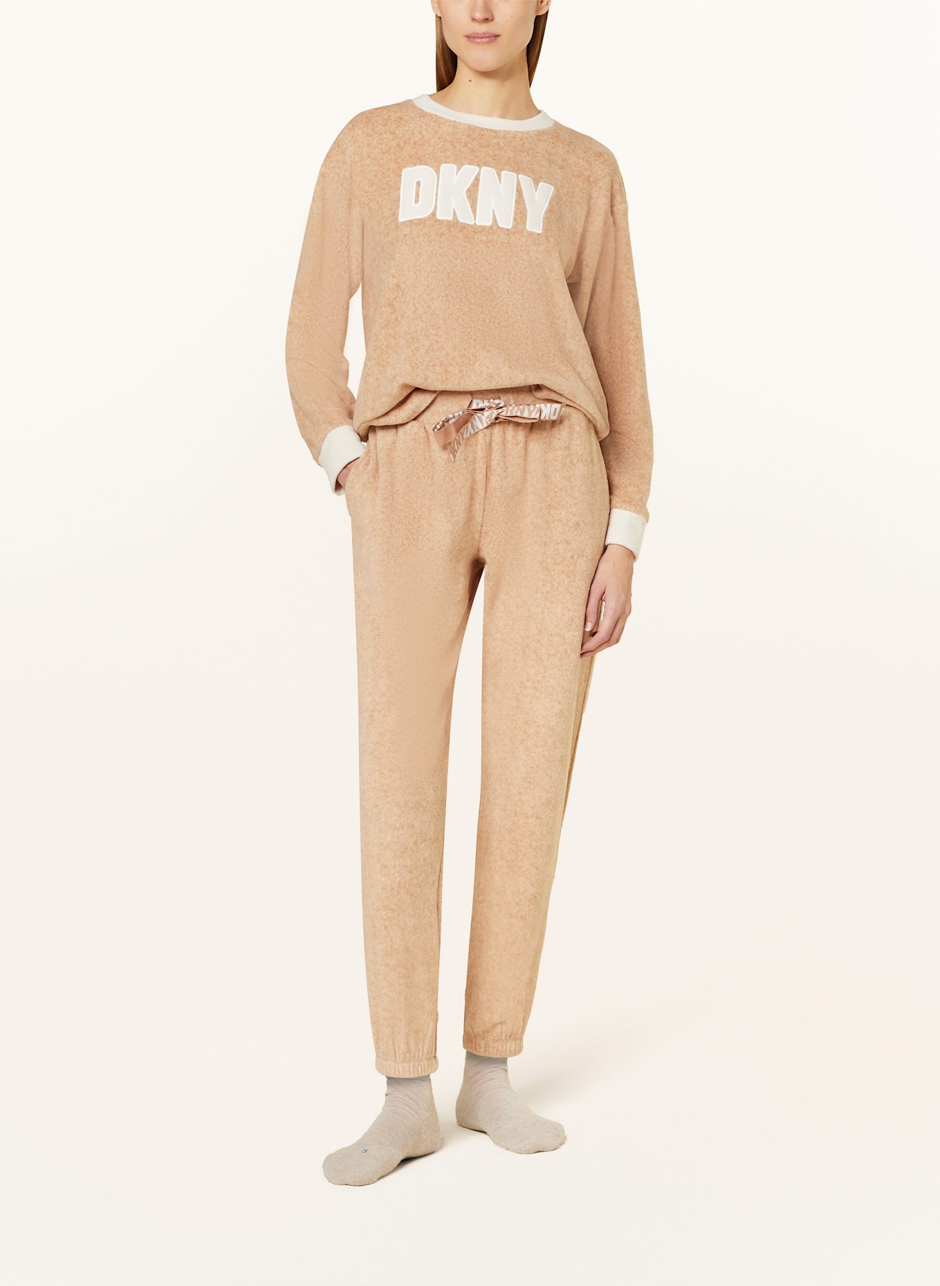 DKNY NEW YORK ATTITUDE fleece pajamas