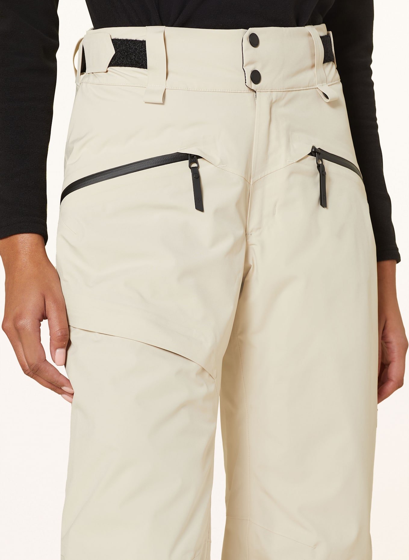 Peak Performance Skihose: CREME / SCHWARZ