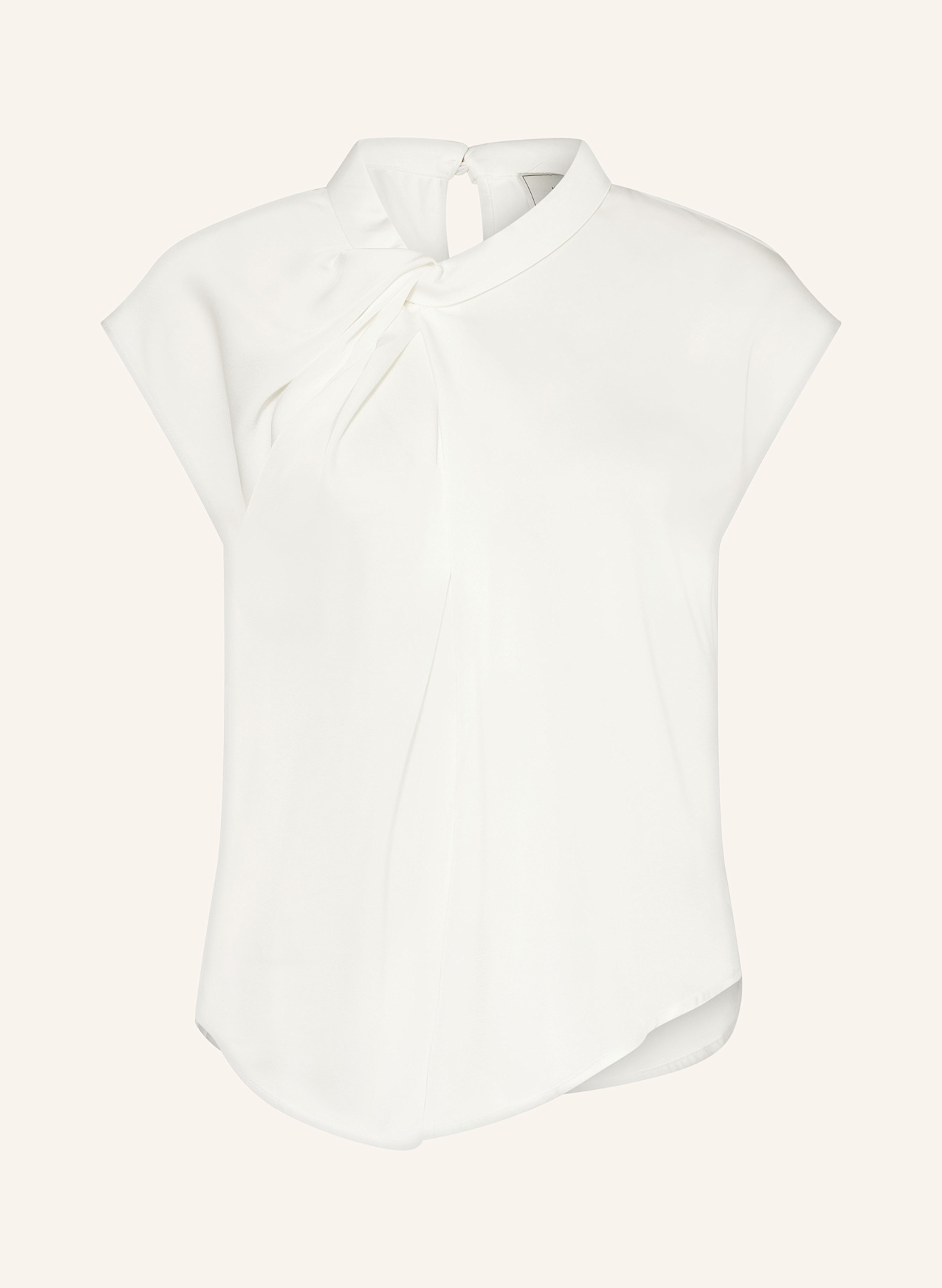 NEO NOIR Blusenshirt FLEUR aus Satin: CREME