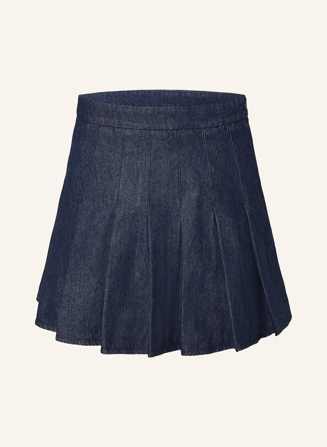 NEO NOIR Faltenrock LAURINA in Jeansoptik: 534 DARK BLUE