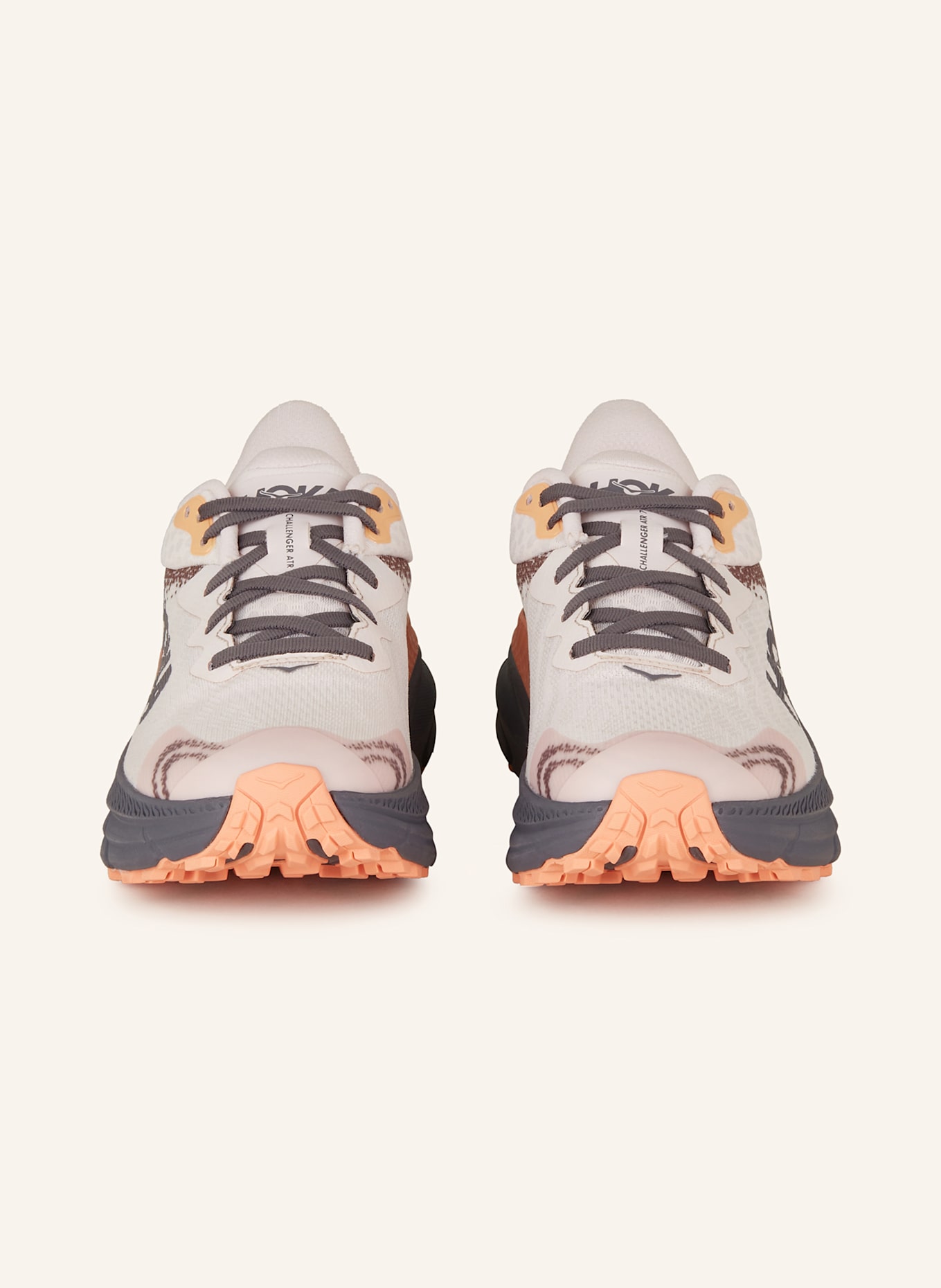 HOKA Trailrunning-Schuhe CHALLENGER 7 GTX: HELLROSA / DUNKELGRAU