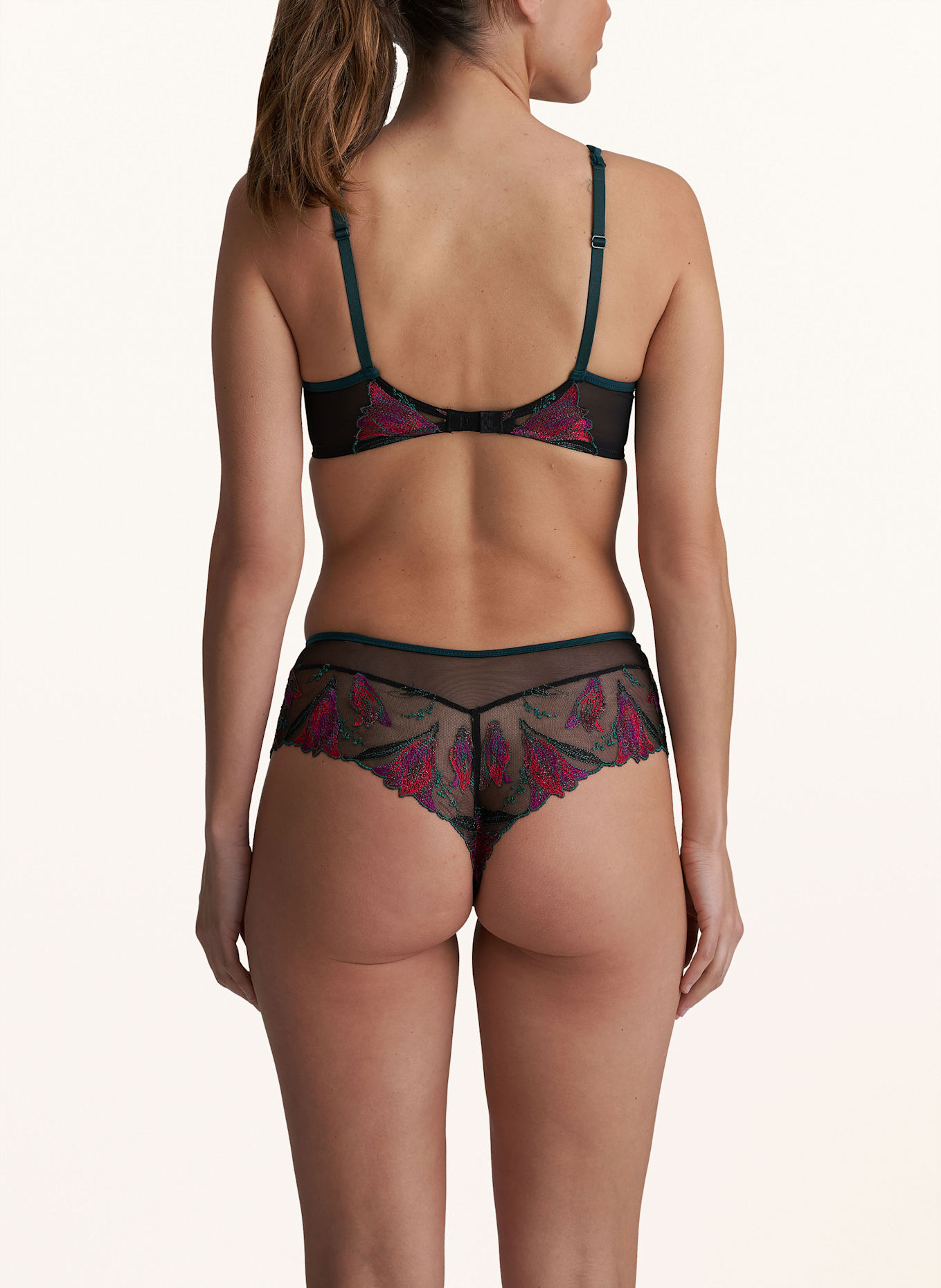 MARIE JO Schalen-BH YOLY: SCHWARZ / ROT / LILA