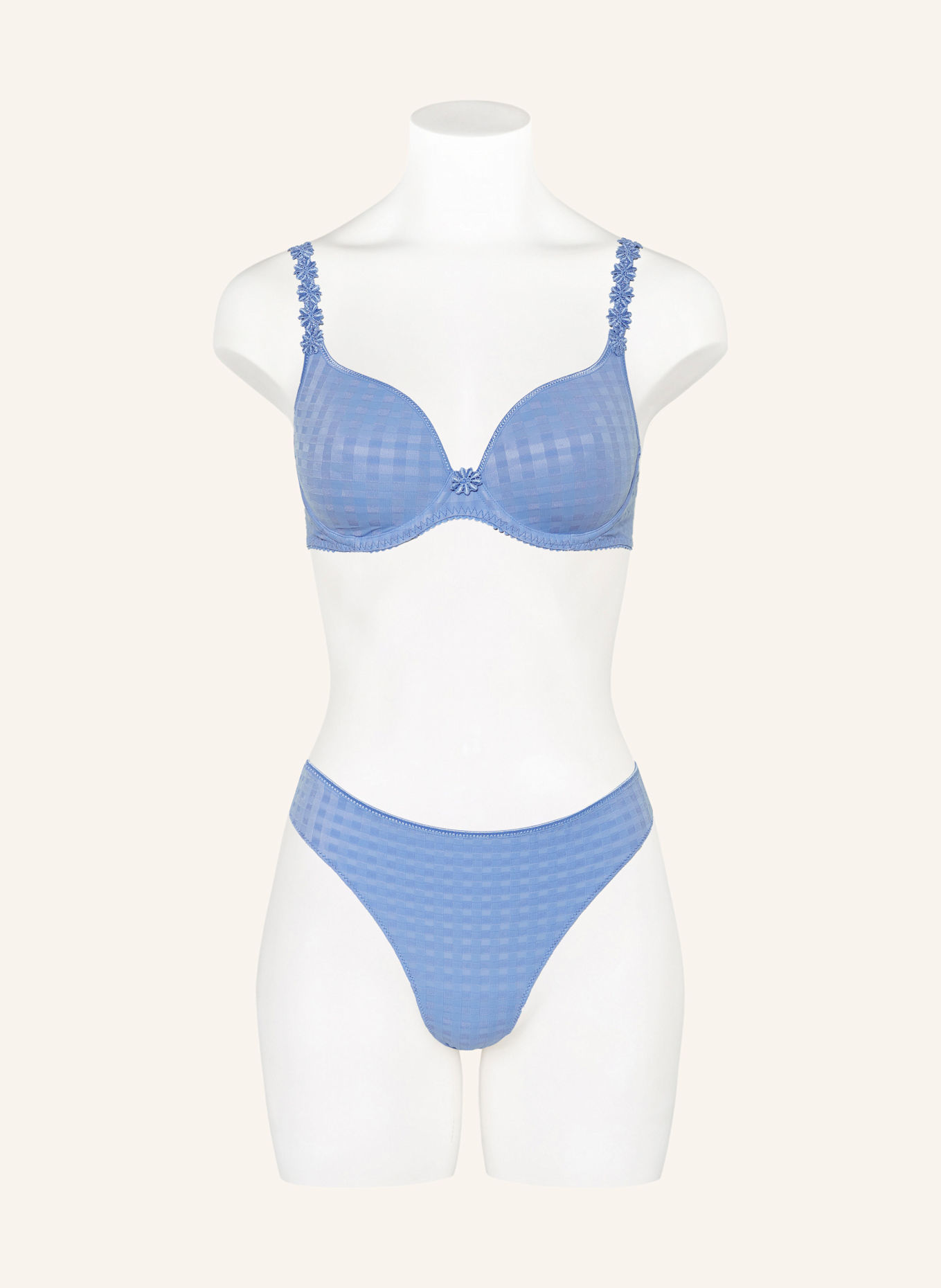 MARIE JO AVERO molded bra: LIGHT BLUE