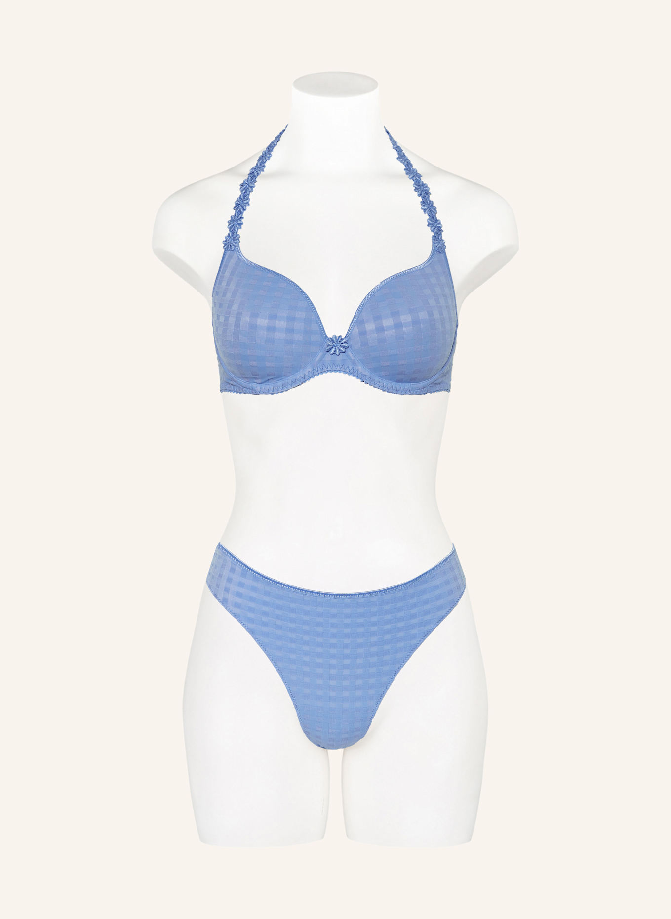 MARIE JO AVERO molded bra: LIGHT BLUE