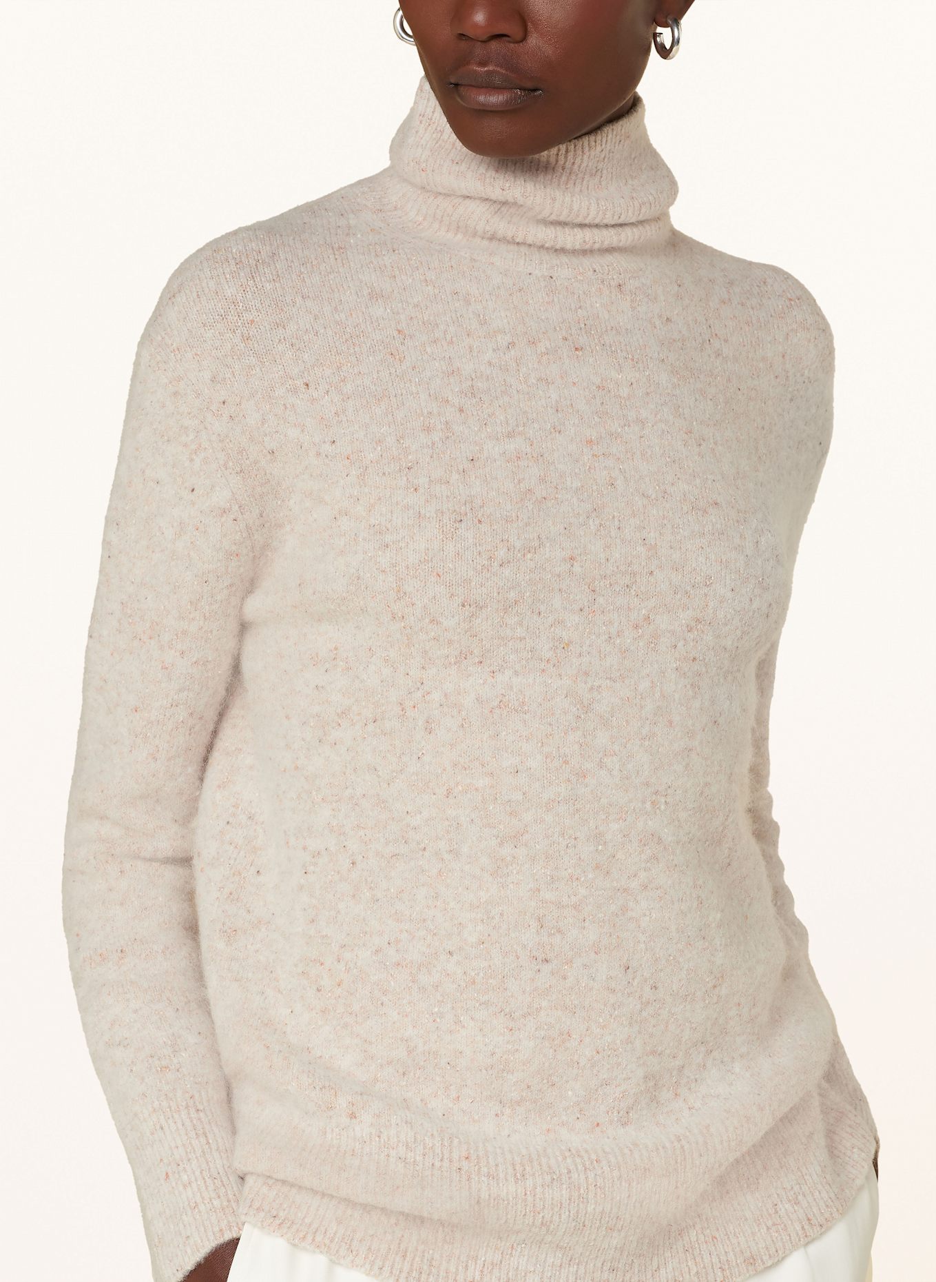 JOSEPH Turtleneck sweater in light brown