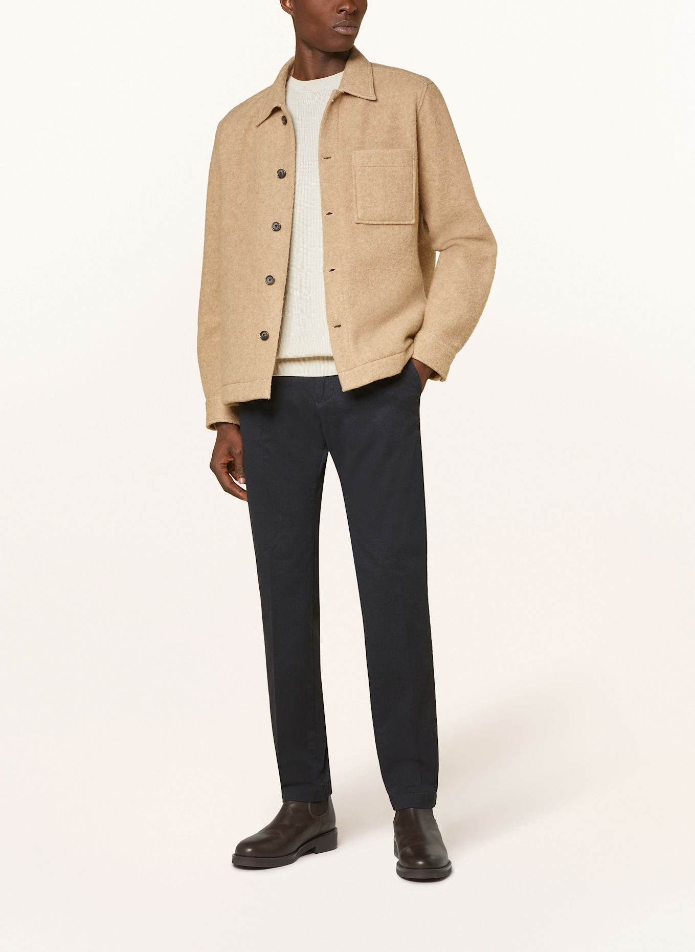 pierre cardin Chino CALAIS Tapered Fit: DUNKELBLAU