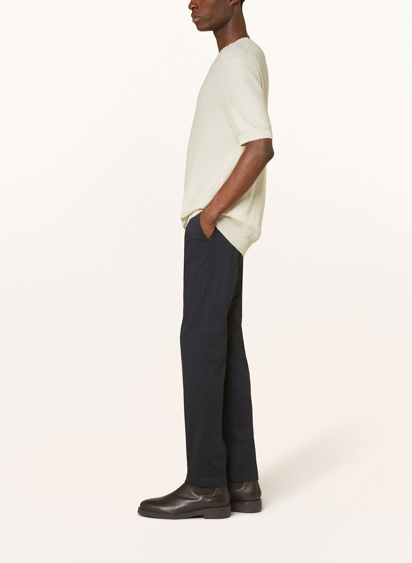 pierre cardin Chino CALAIS Tapered Fit: DUNKELBLAU