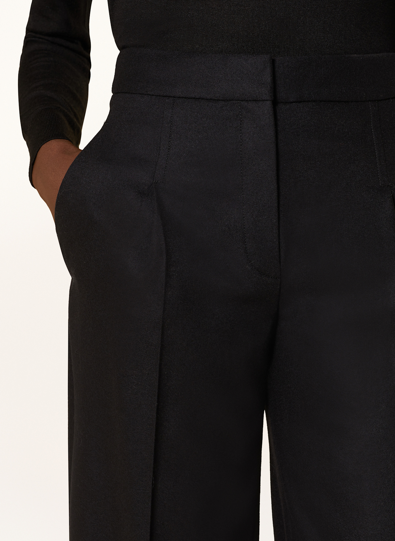 LOULOU DE SAISON Pantalon JUNO: BLACK BLACK