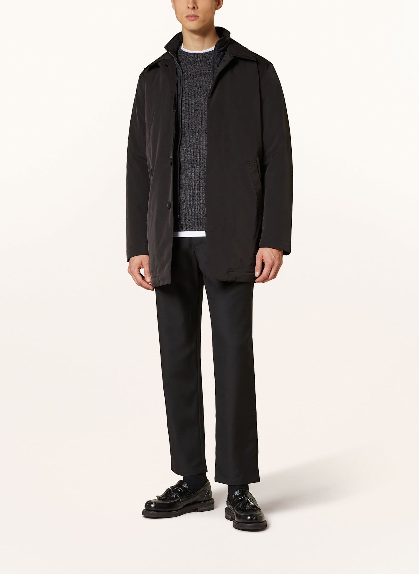 NN.07 Mantel BLAKE, Farbe: SCHWARZ (Bild 2)