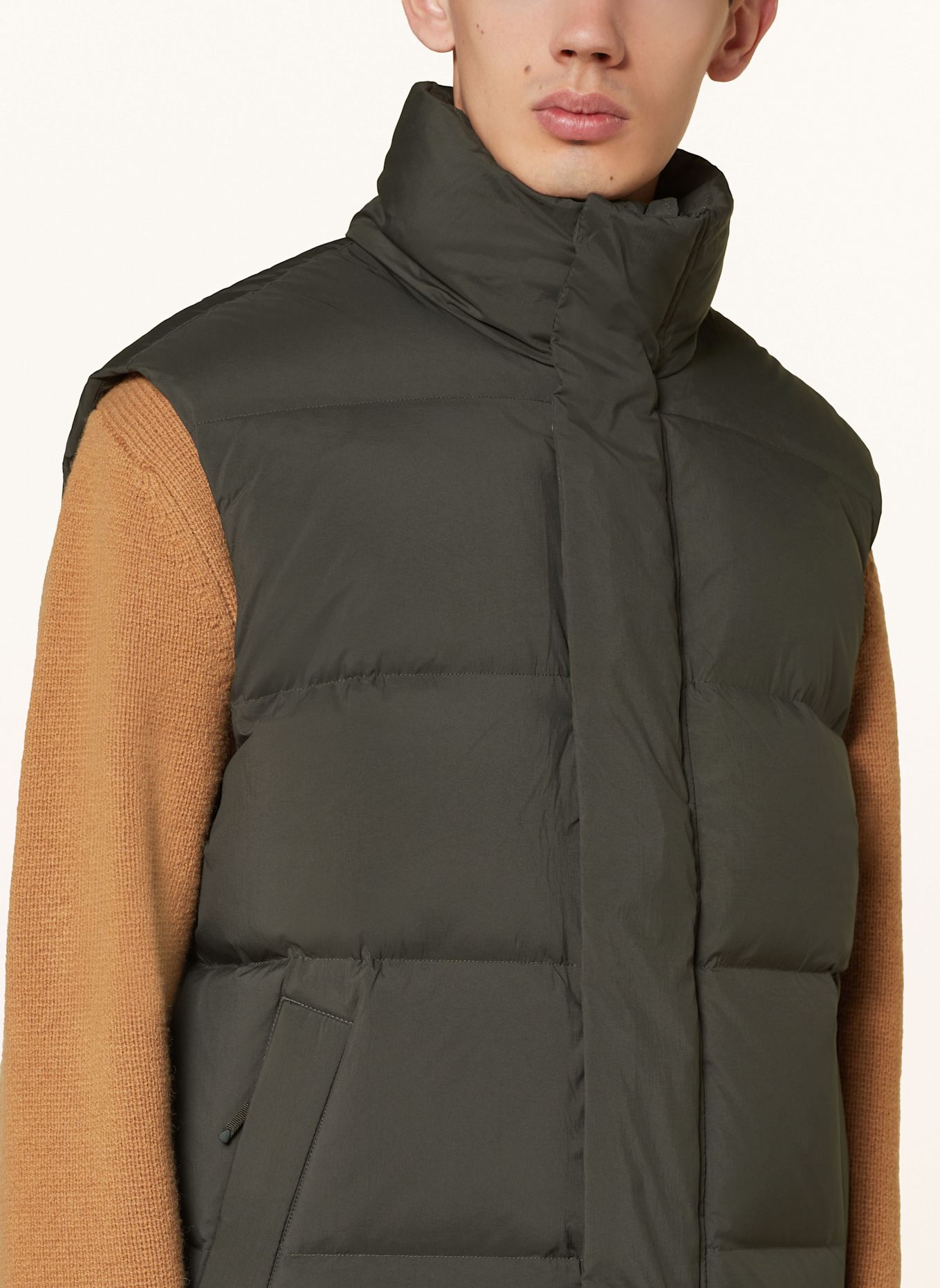 NN.07 Down vest MATTHEW, Color: KHAKI (Image 4)