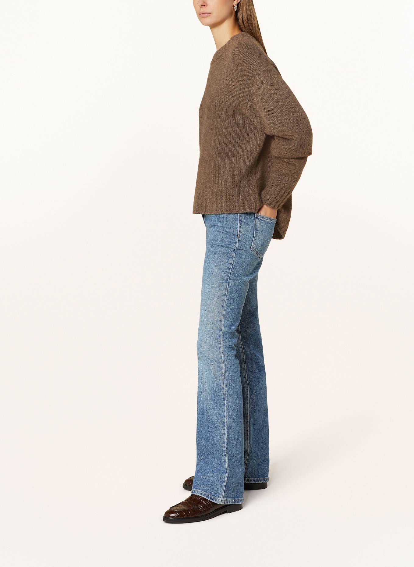 oui Bootcut Jeans, Farbe: 5500 DARKBLUE DENIM (Bild 4)
