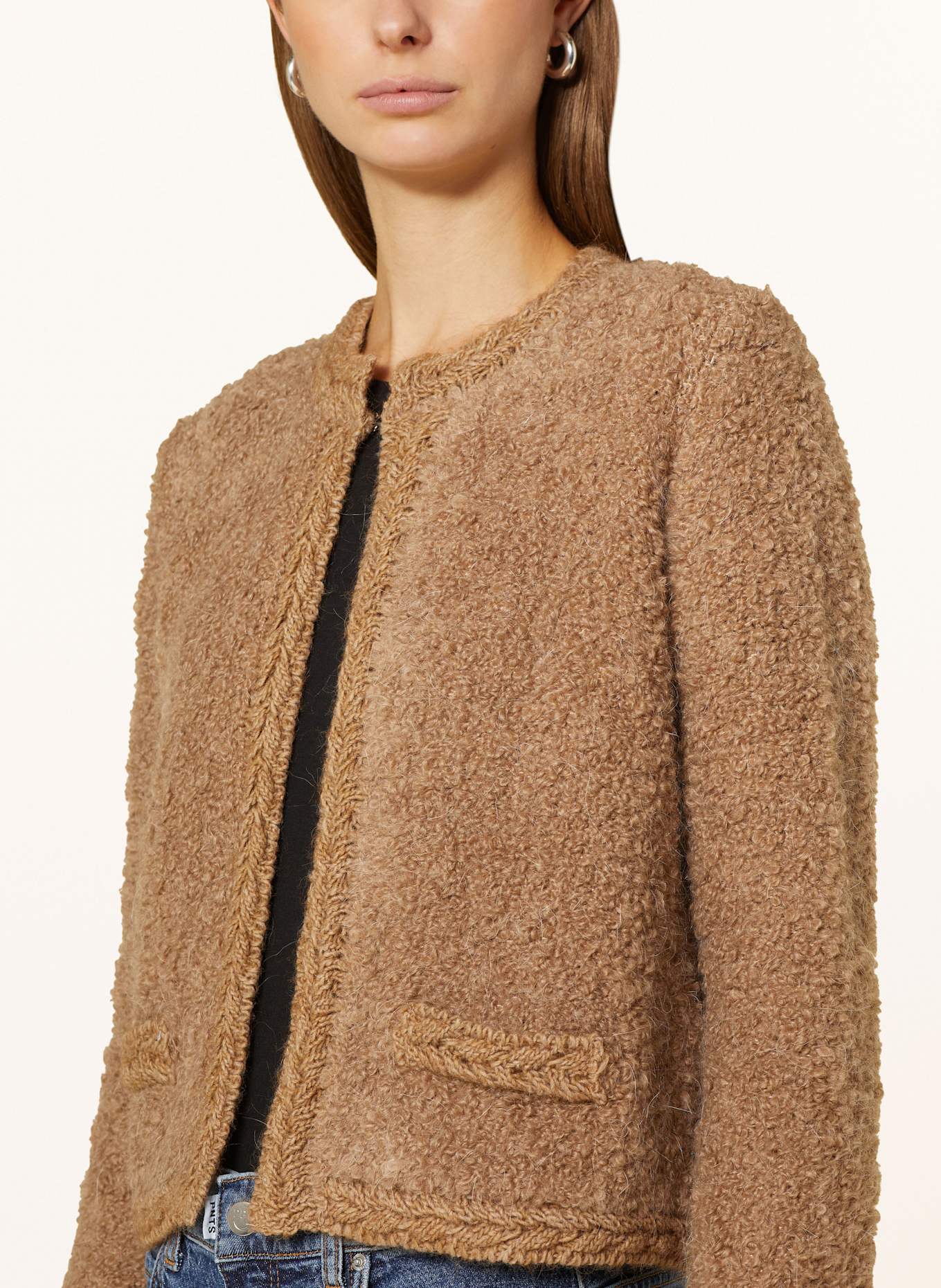 oui Kastenjacke: CAMEL