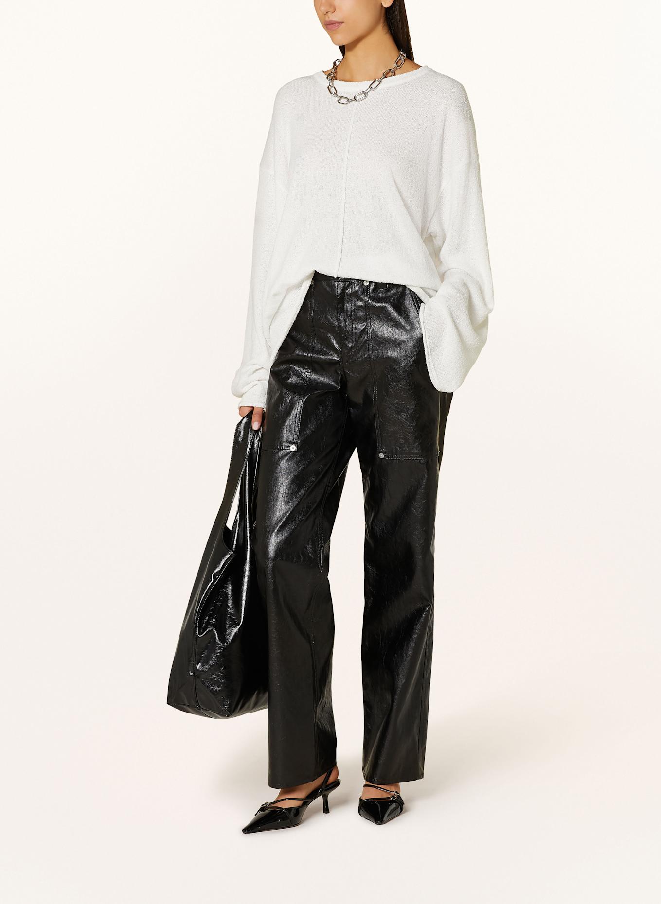 black palms Oversized-Pullover SCHUELI: WEISS