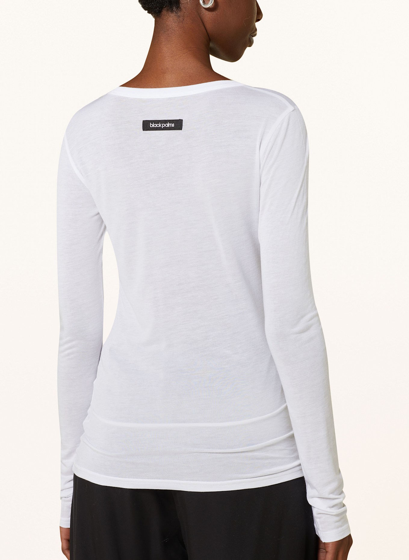 black palms Longsleeve, Farbe: WEISS (Bild 4)
