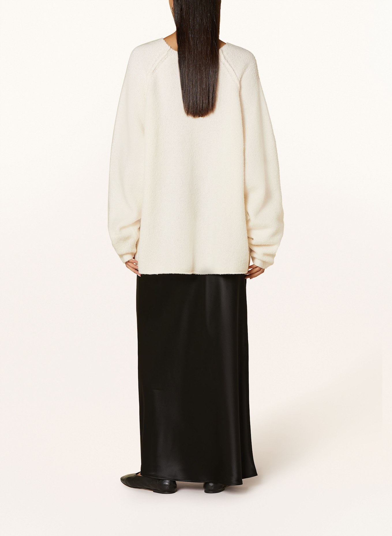 black palms Oversized trui MAEXIN: CRÈME