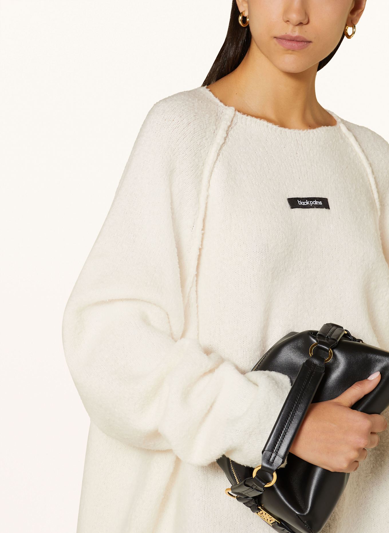 black palms Oversized trui MAEXIN: CRÈME