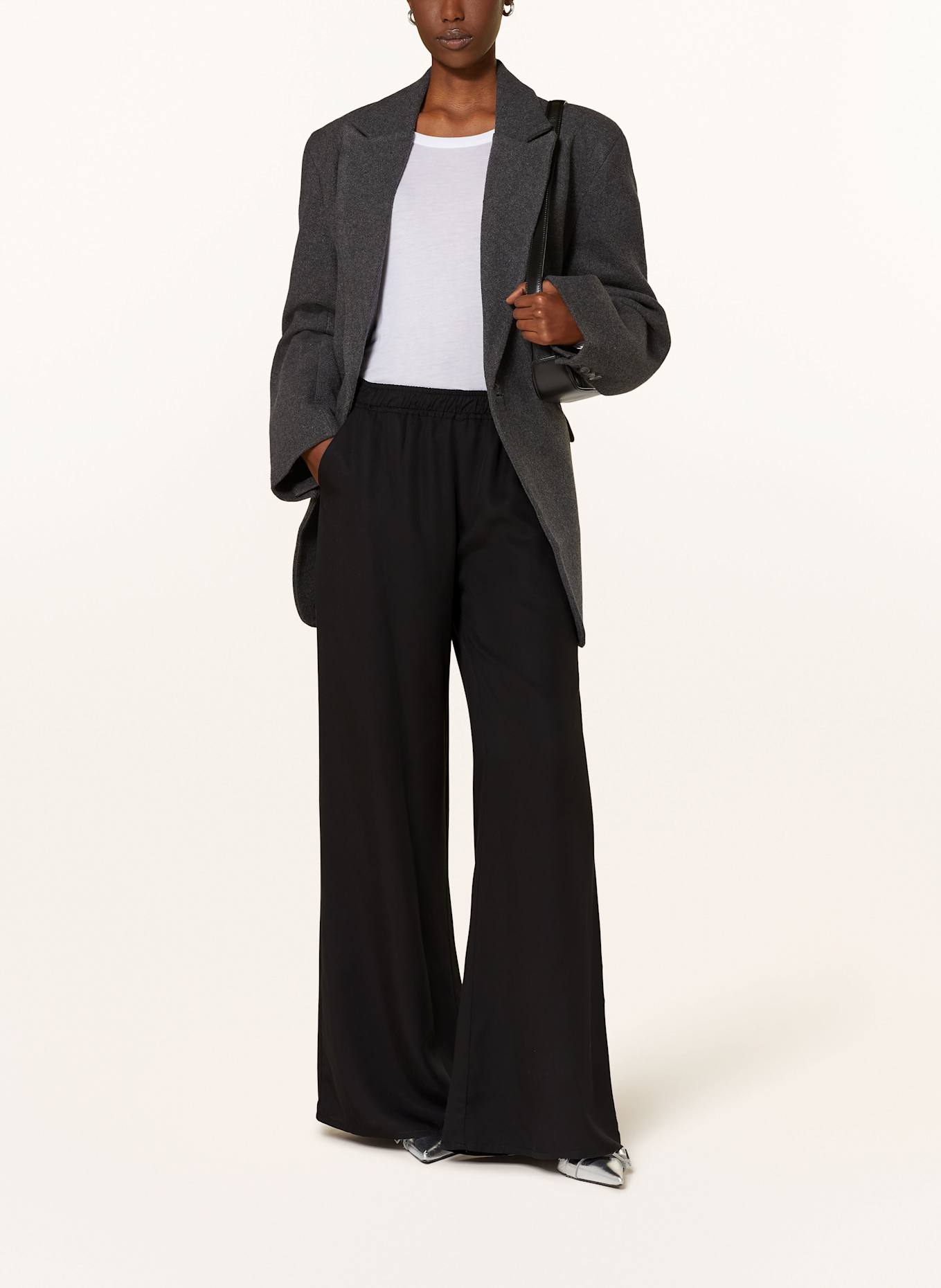 black palms Marlenehose JONY: SCHWARZ