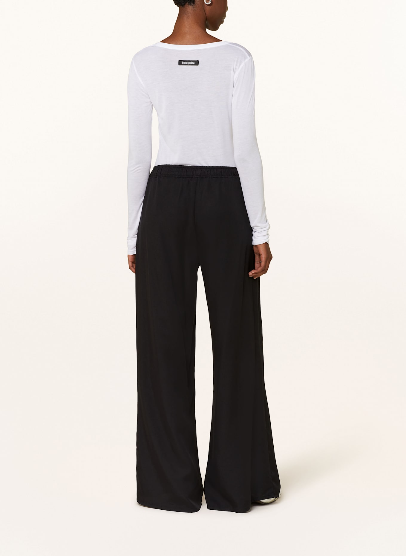 black palms Marlenehose JONY: SCHWARZ