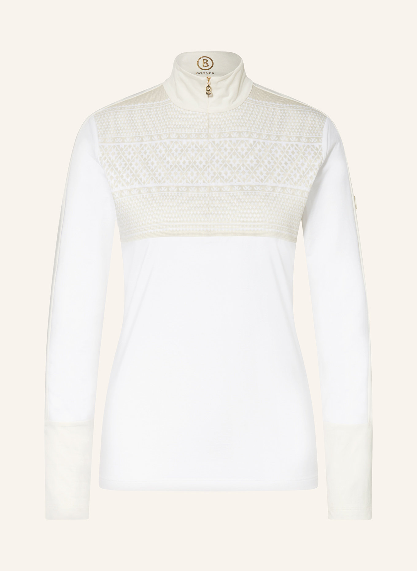 BOGNER Midlayer ELISSA, Farbe: WEISS/ CREME (Bild 1)