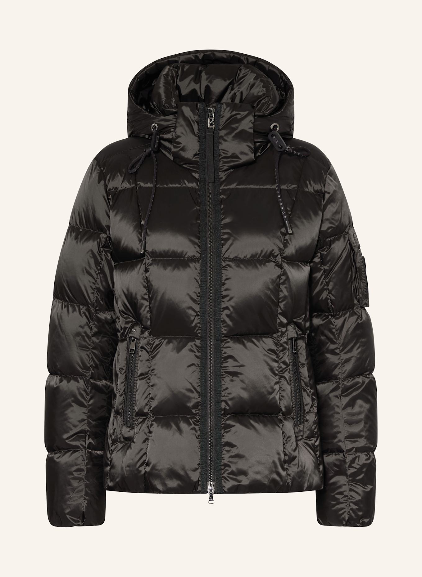 BOGNER Down jacket FELINE with detachable hood in black