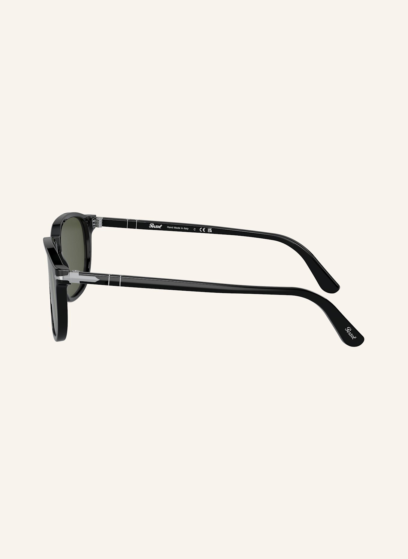 Persol and sunglasses PO3019S, Color: 95/31 - BLACK/GREEN (Image 3)