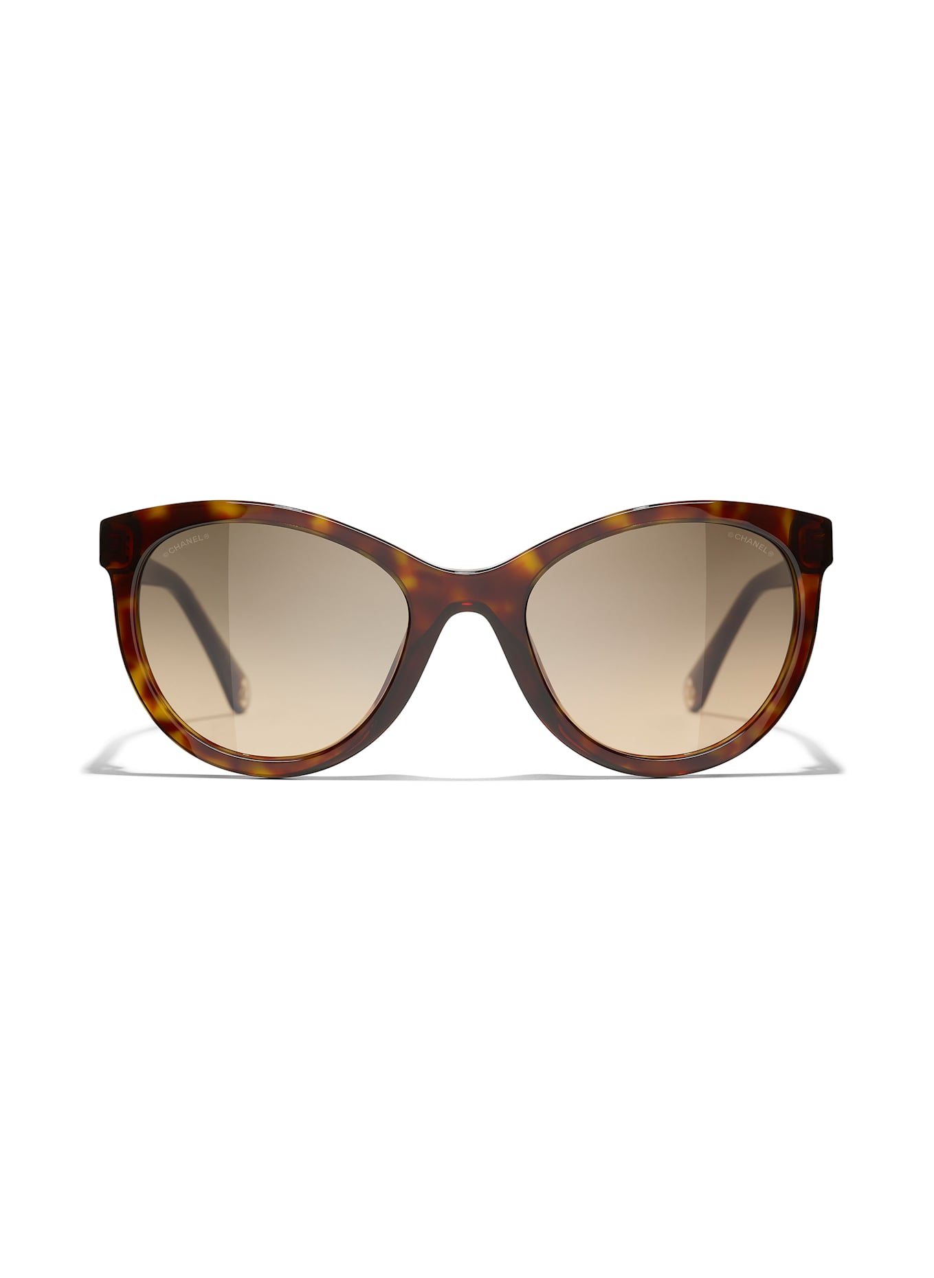 CHANEL Cat-eye shaped sunglasses: C71443 - HAVANA/ BROWN