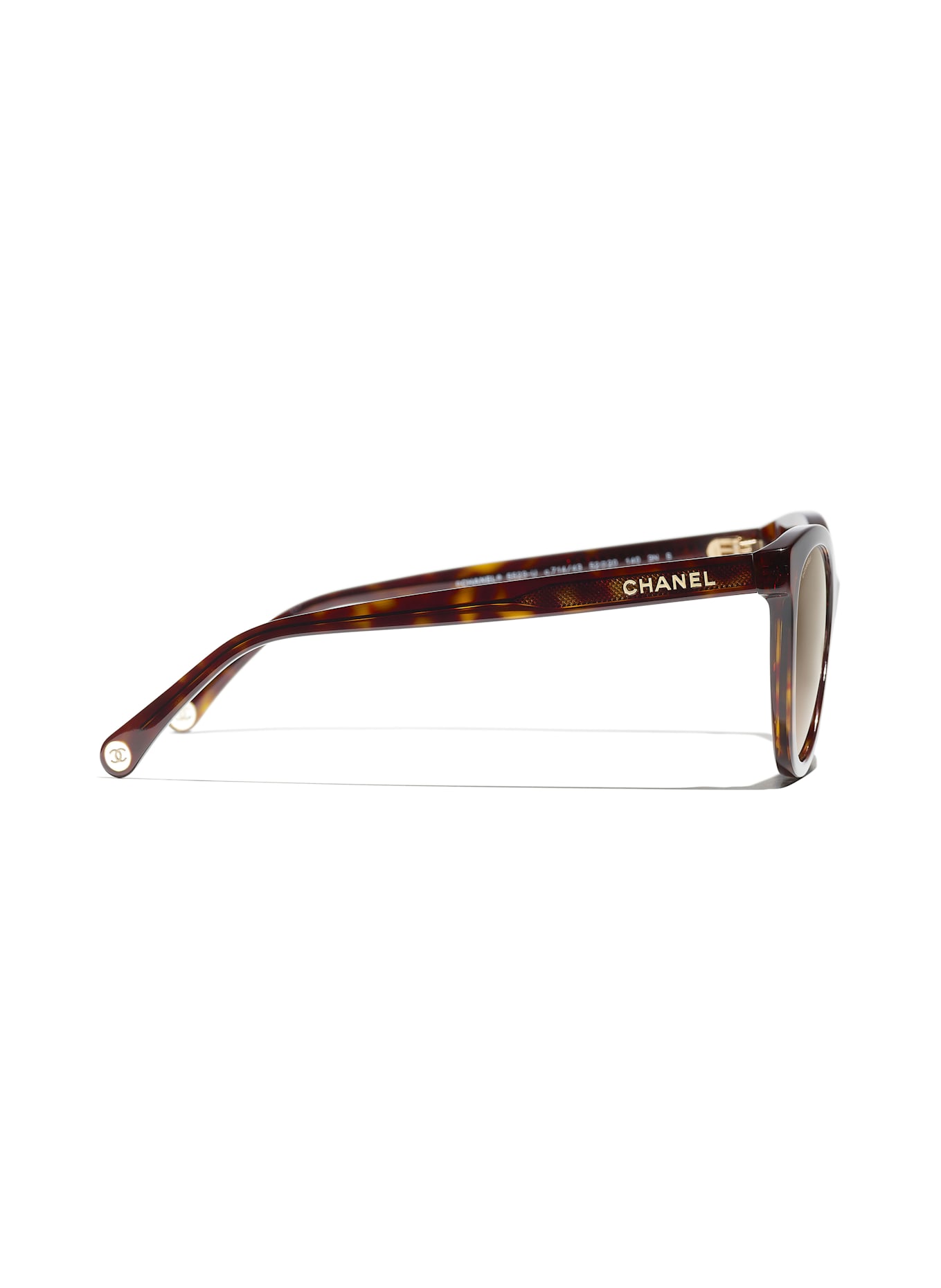 CHANEL Cat-eye shaped sunglasses: C71443 - HAVANA/ BROWN