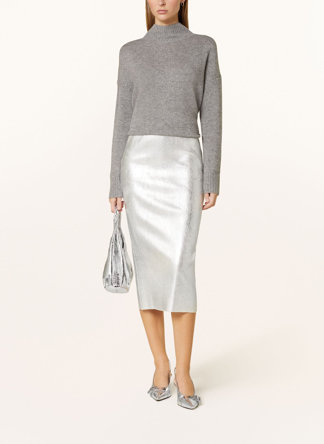 Smith Soul Jersey skirt with glitter thread