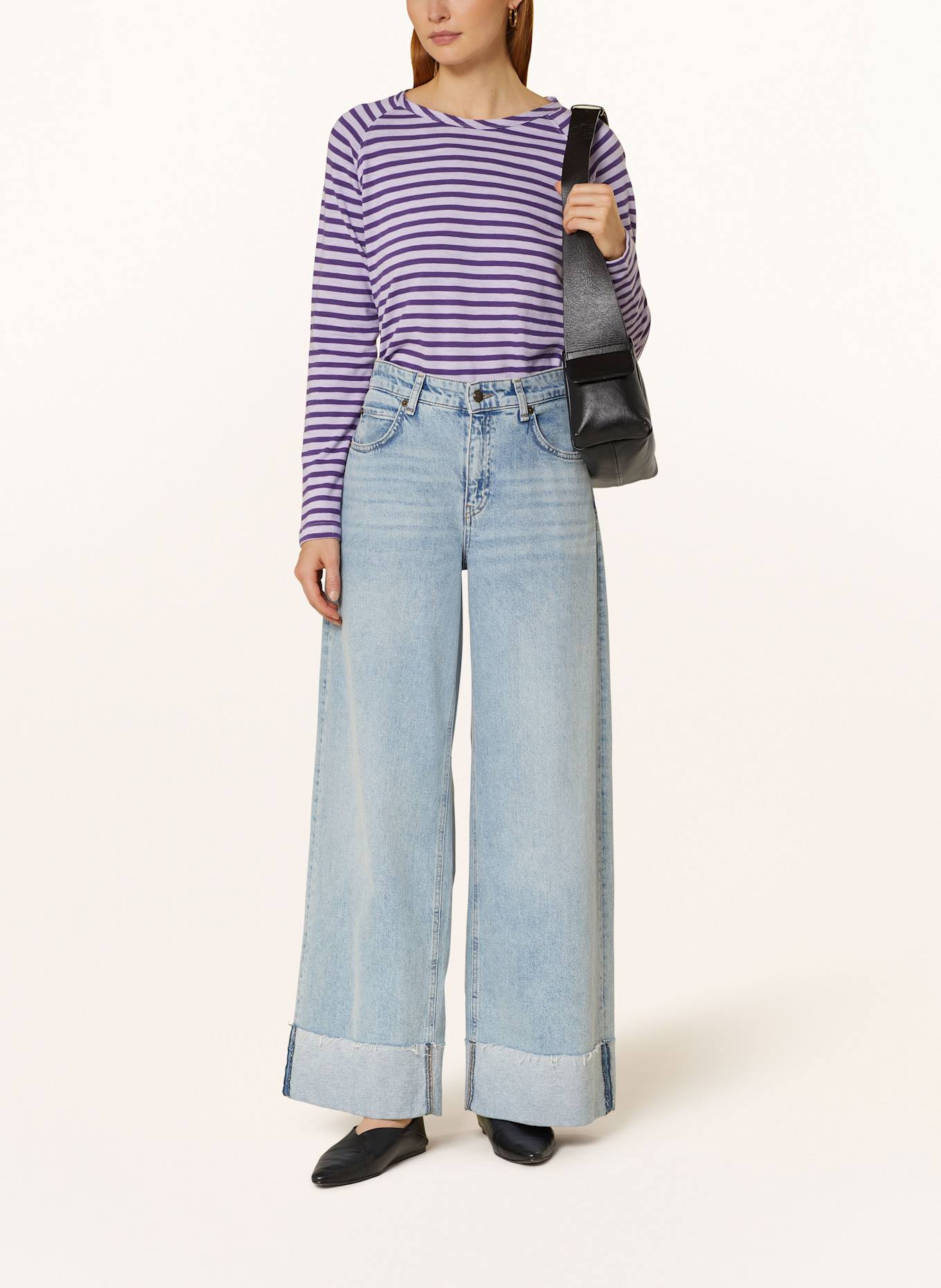 Smith & Soul Long sleeve shirt: LIGHT PURPLE/ DARK PURPLE