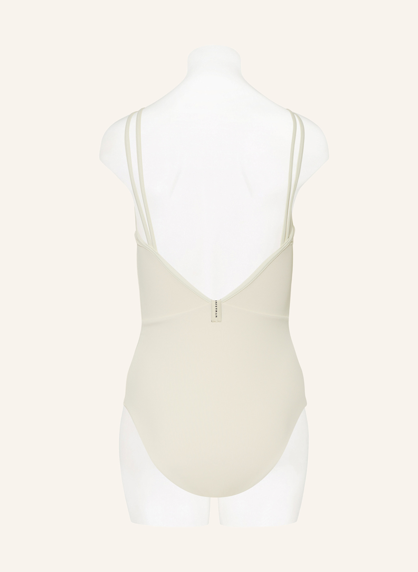MYMARINI VACATIONBODY SWIM APPAREL swimsuit with UV protection 50+: ECRU