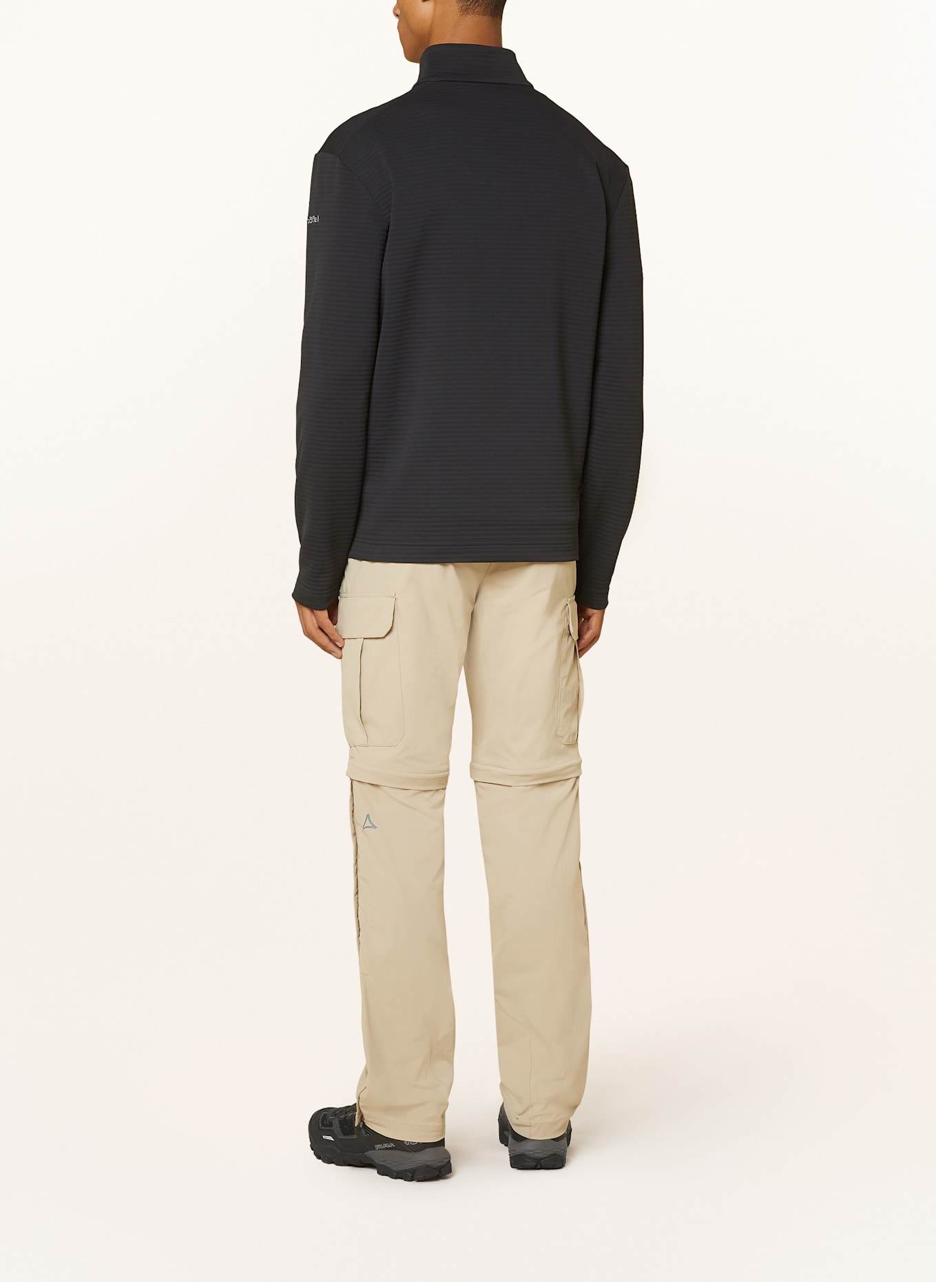 Schöffel KYOTO 3 zip-off Cotton-voile trousers: BEIGE