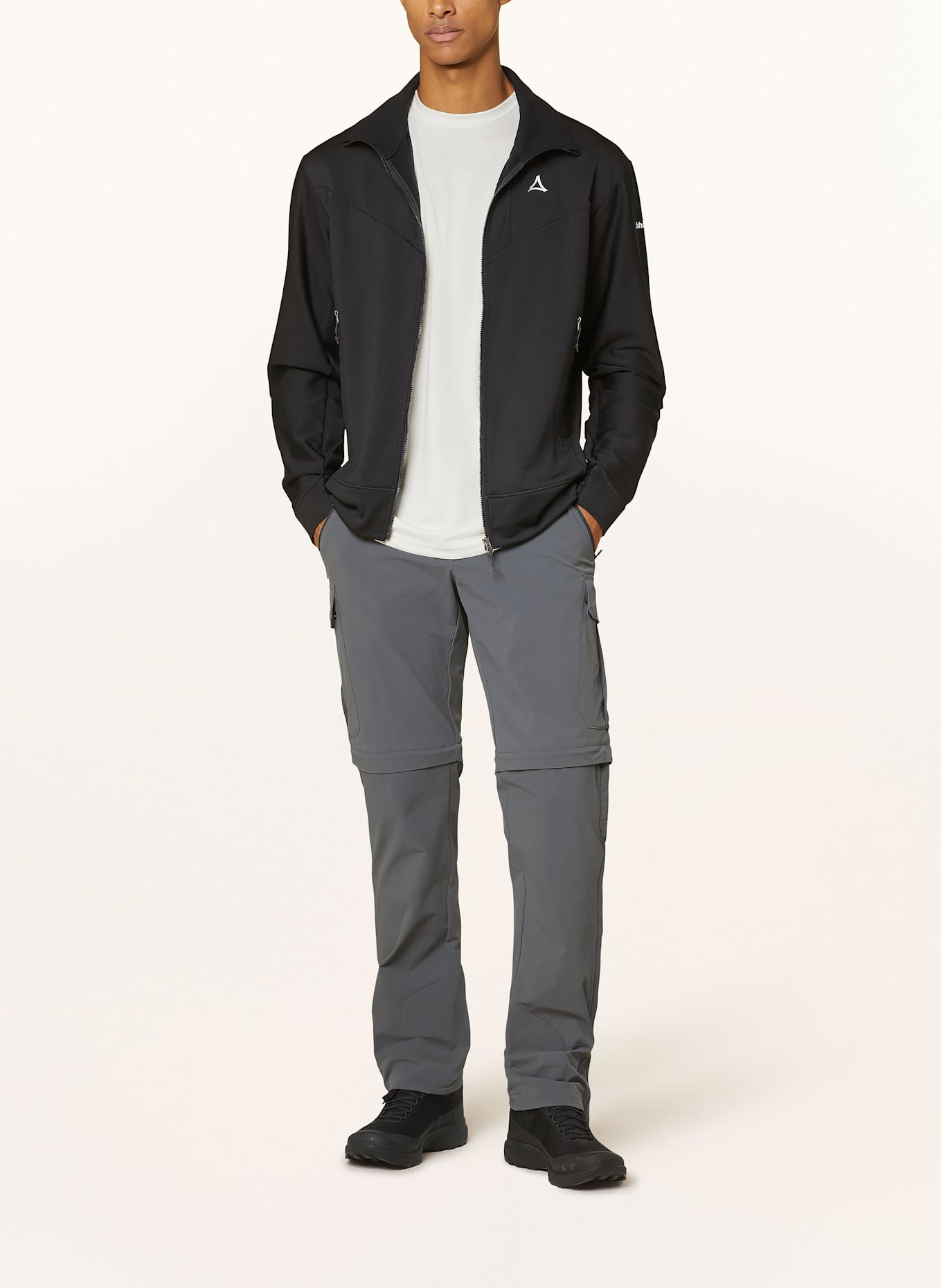 Schöffel Zipp-off-Hose KYOTO 3: DUNKELGRAU