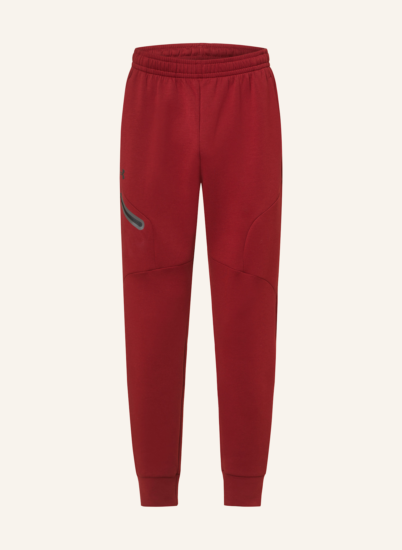 UNDER ARMOUR Sweatpants UNSTOPPABLE in dark red