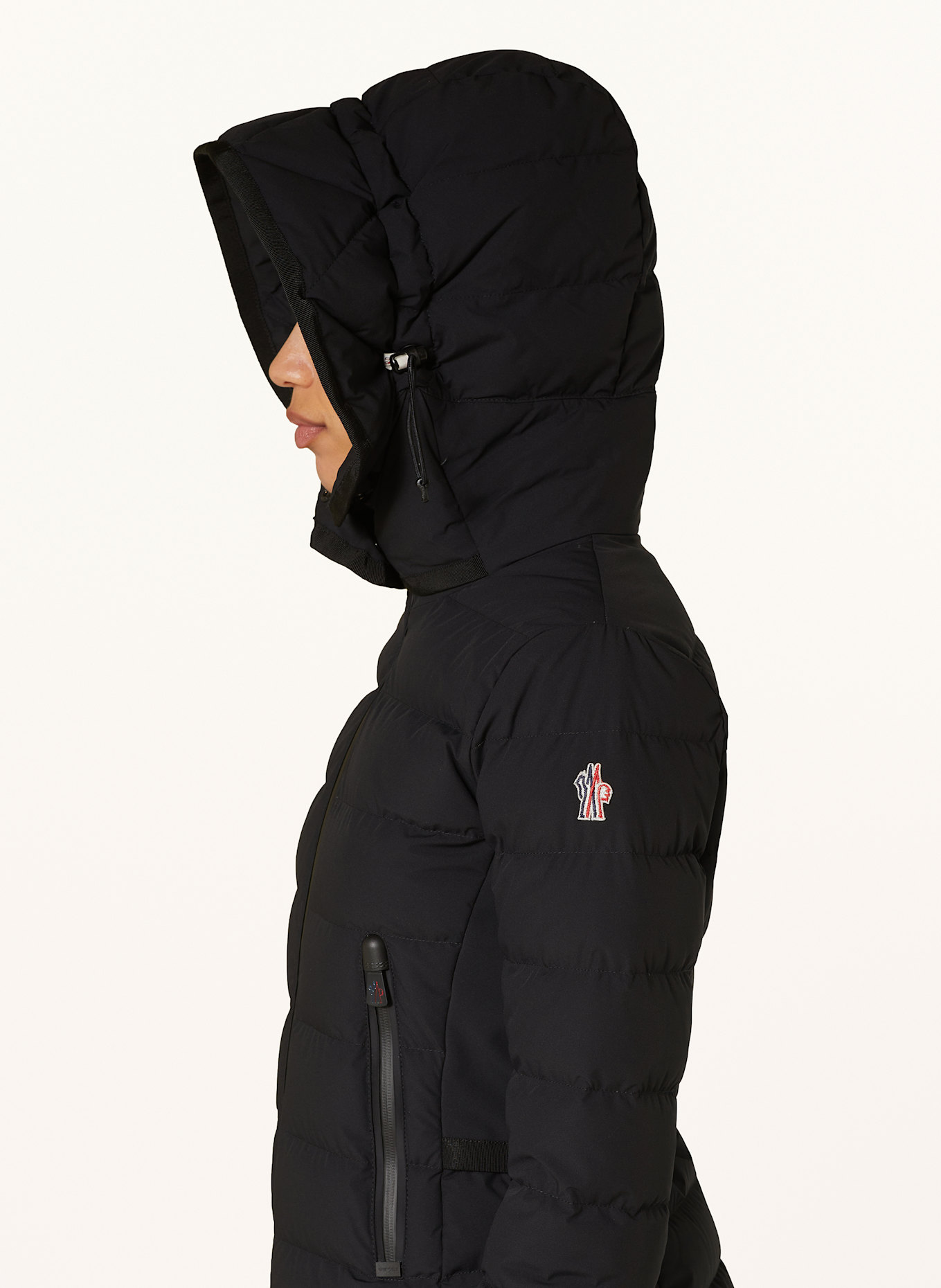 MONCLER GRENOBLE Down ski jacket LAMOURA in black