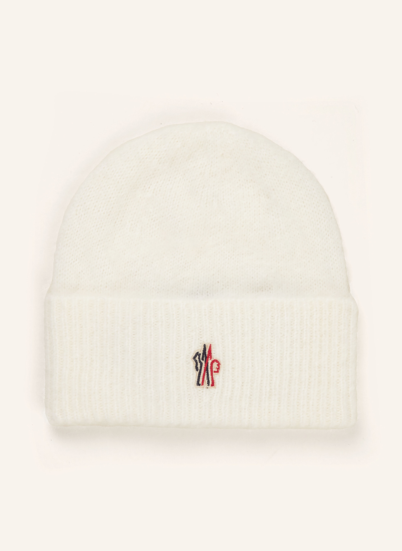 MONCLER GRENOBLE Czapka z dodatkiem alpaki: ECRU