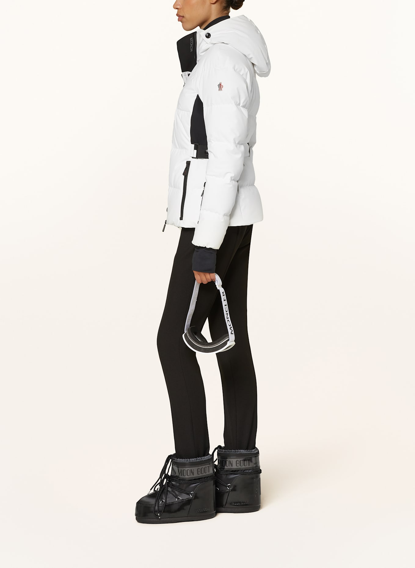 MONCLER GRENOBLE Daunen-Skijacke GUYANE: WEISS