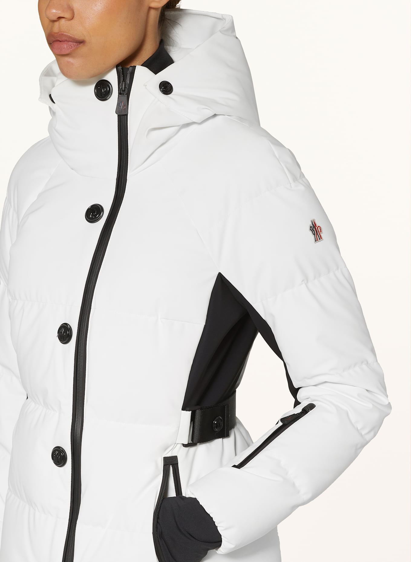 MONCLER GRENOBLE Daunen-Skijacke GUYANE: WEISS