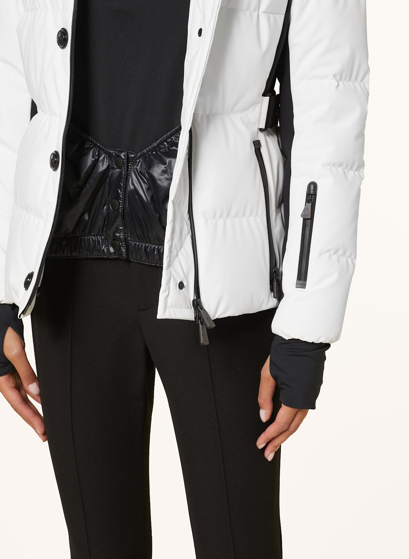 MONCLER GRENOBLE Daunen-Skijacke GUYANE: WEISS