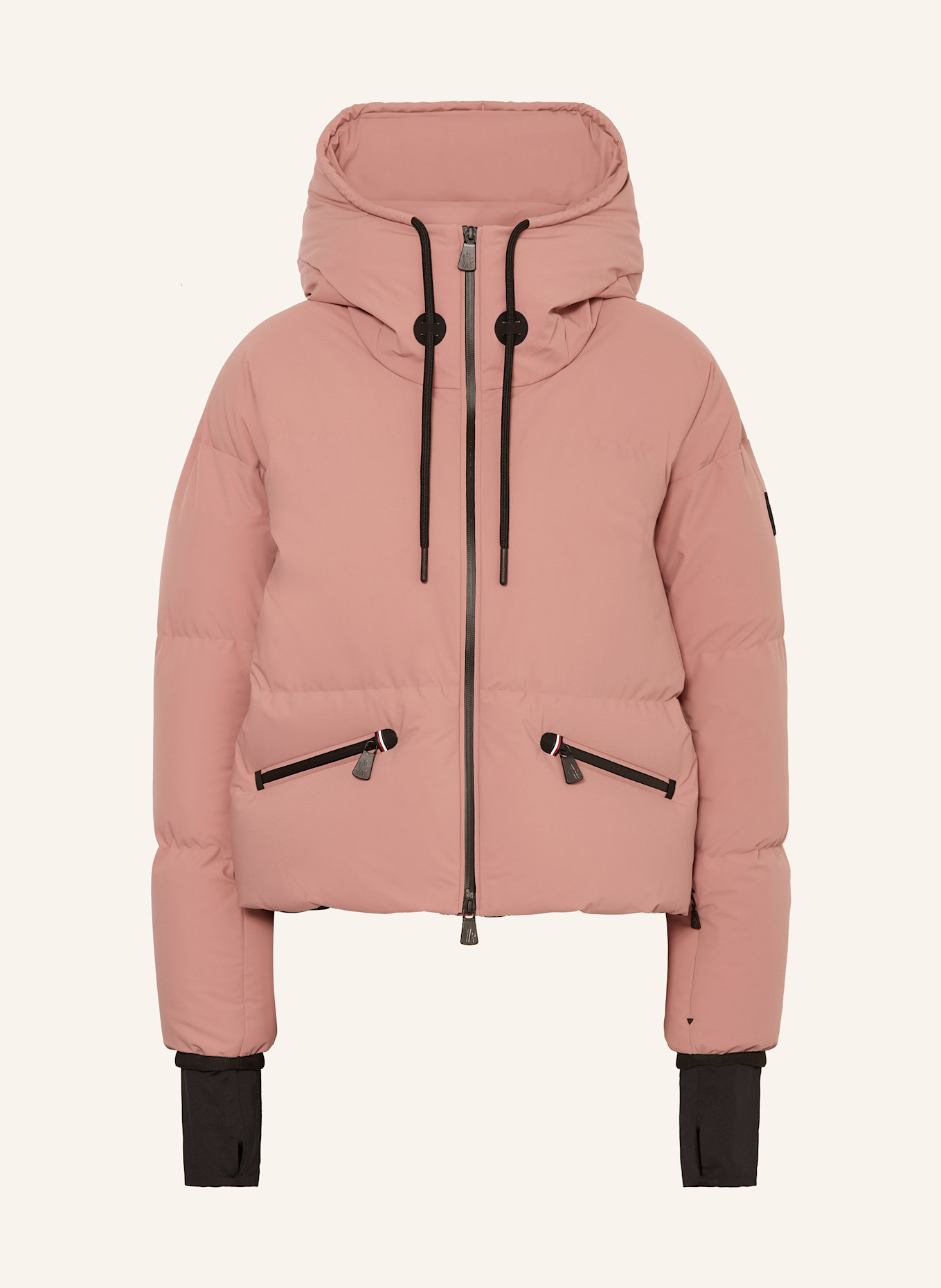 MONCLER GRENOBLE Down ski jacket ALLESAZ: DUSKY PINK