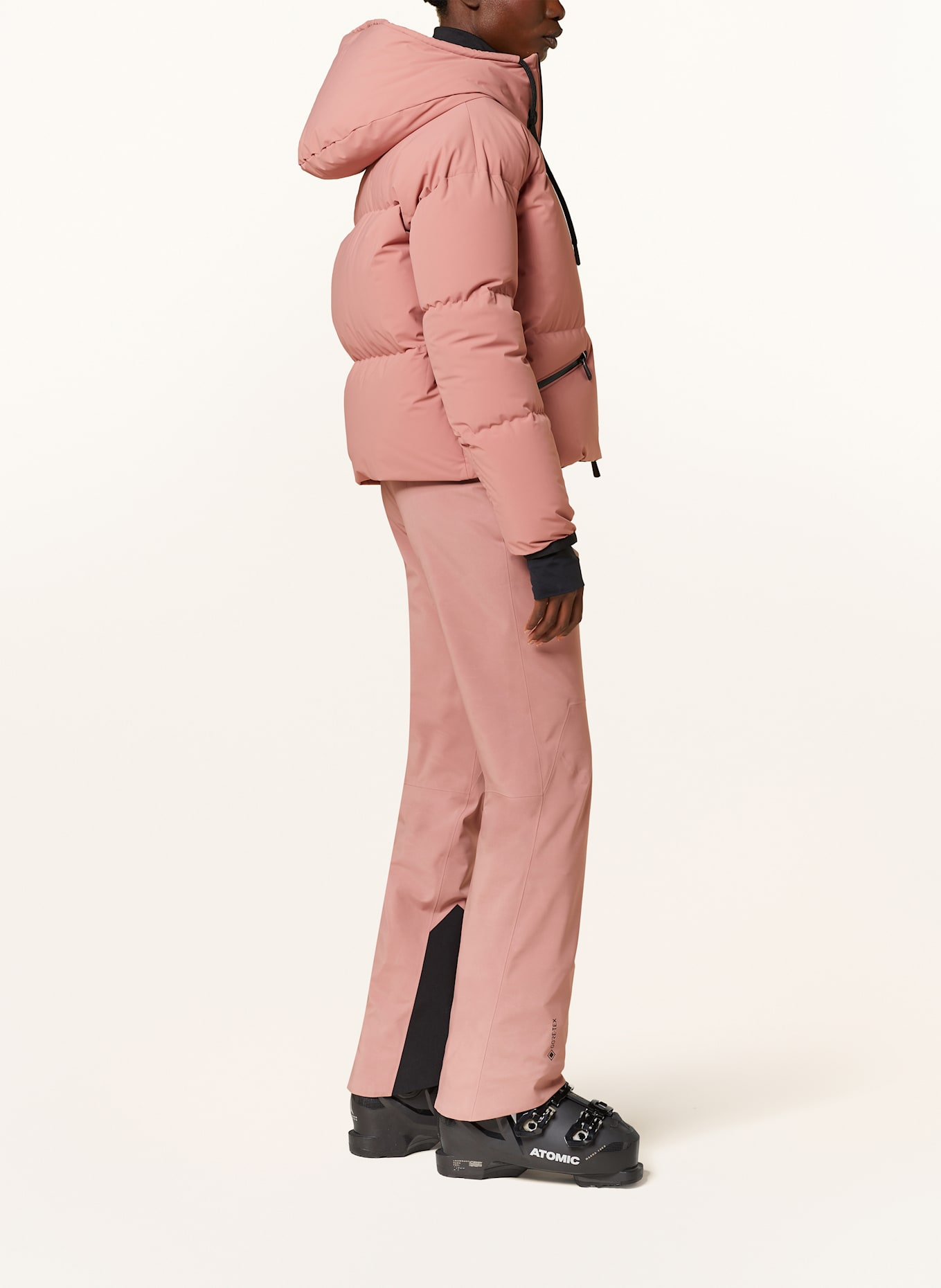 MONCLER GRENOBLE Down ski jacket ALLESAZ: DUSKY PINK