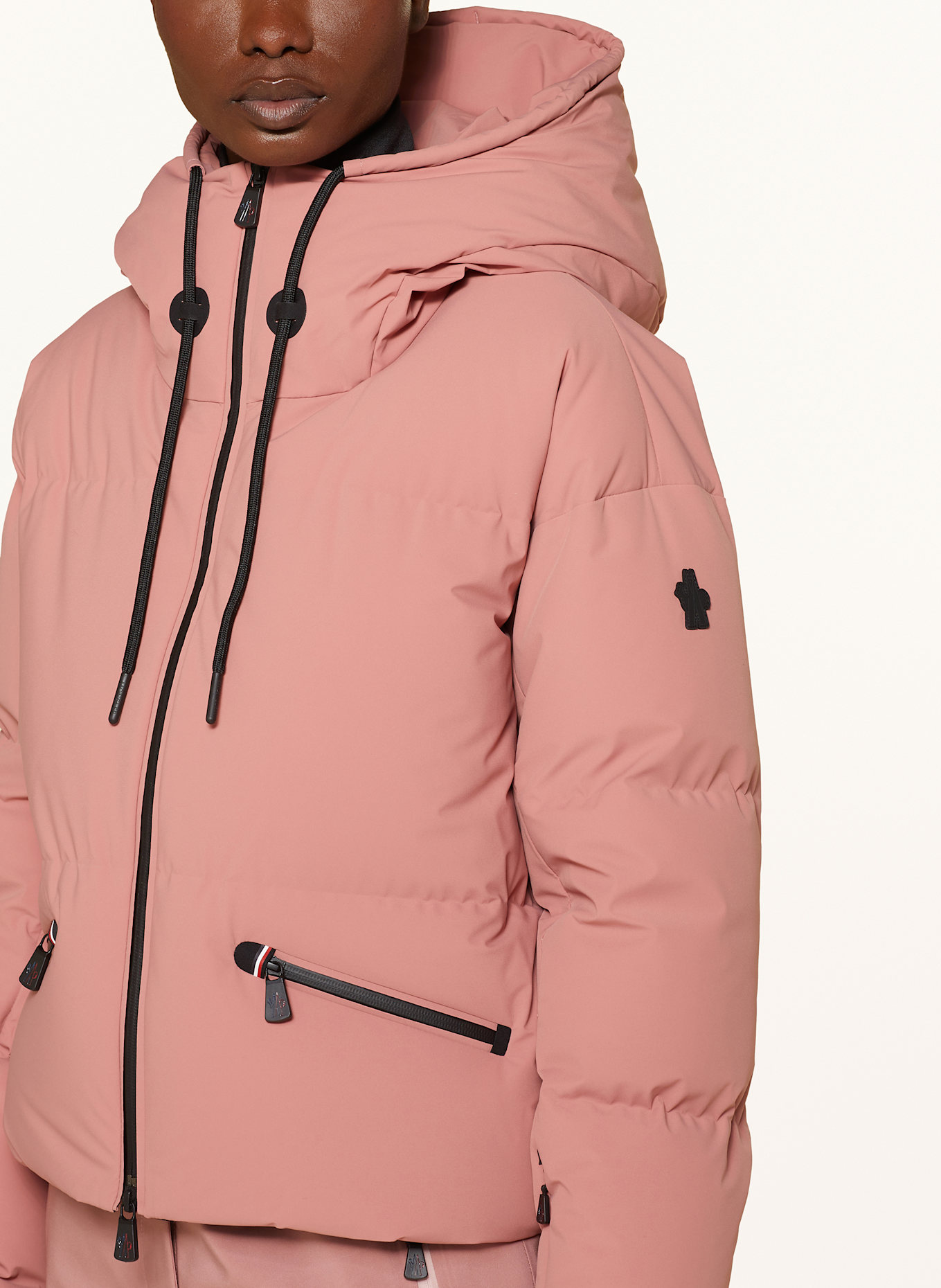 MONCLER GRENOBLE Down ski jacket ALLESAZ: DUSKY PINK
