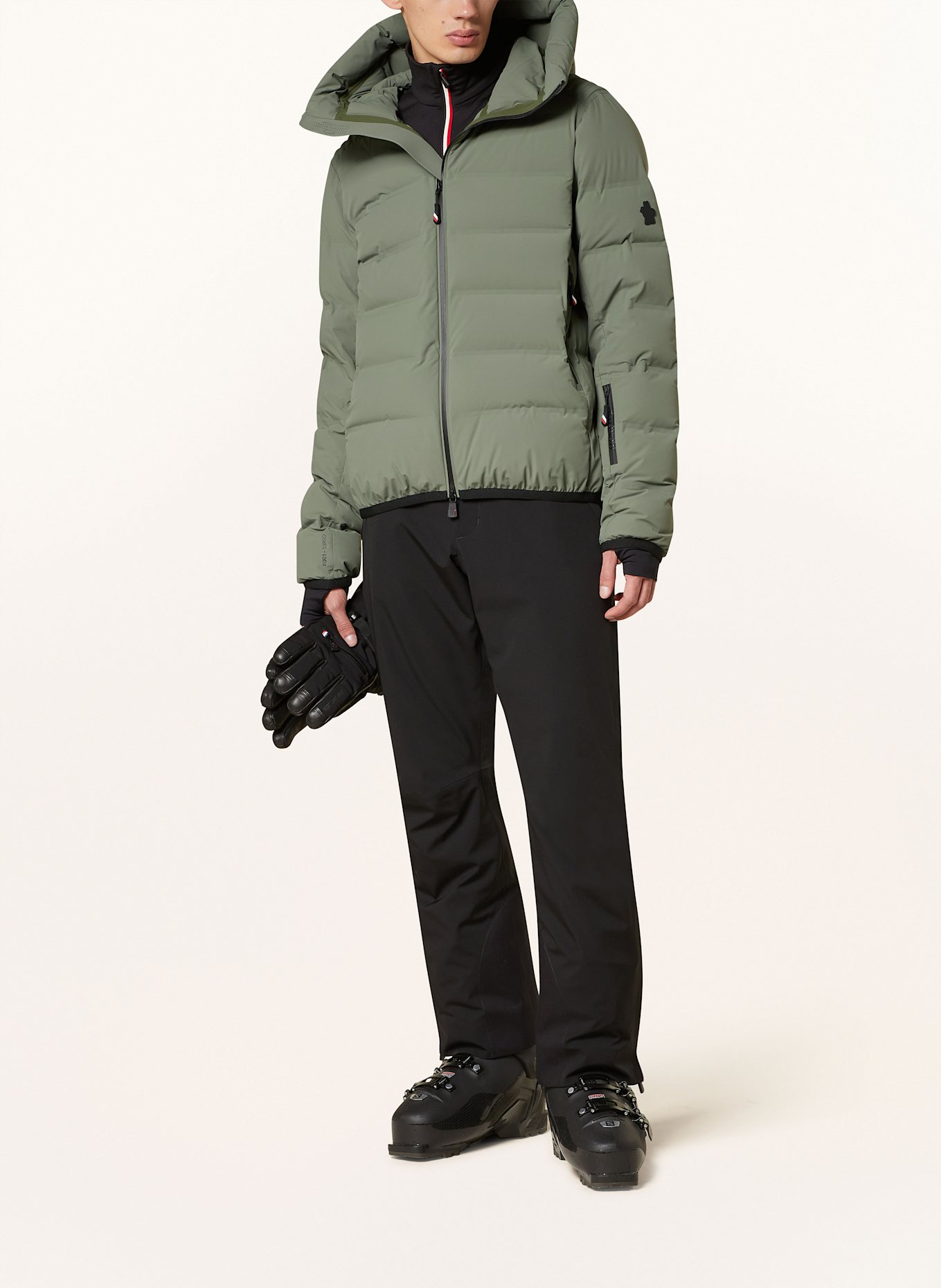 MONCLER GRENOBLE Down ski jacket LAGORAI in olive
