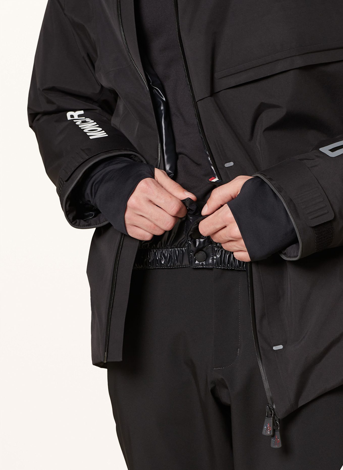 MONCLER GRENOBLE STAZ スキージャケット MONCLER GRENOBLE STAZ ski jacket in black