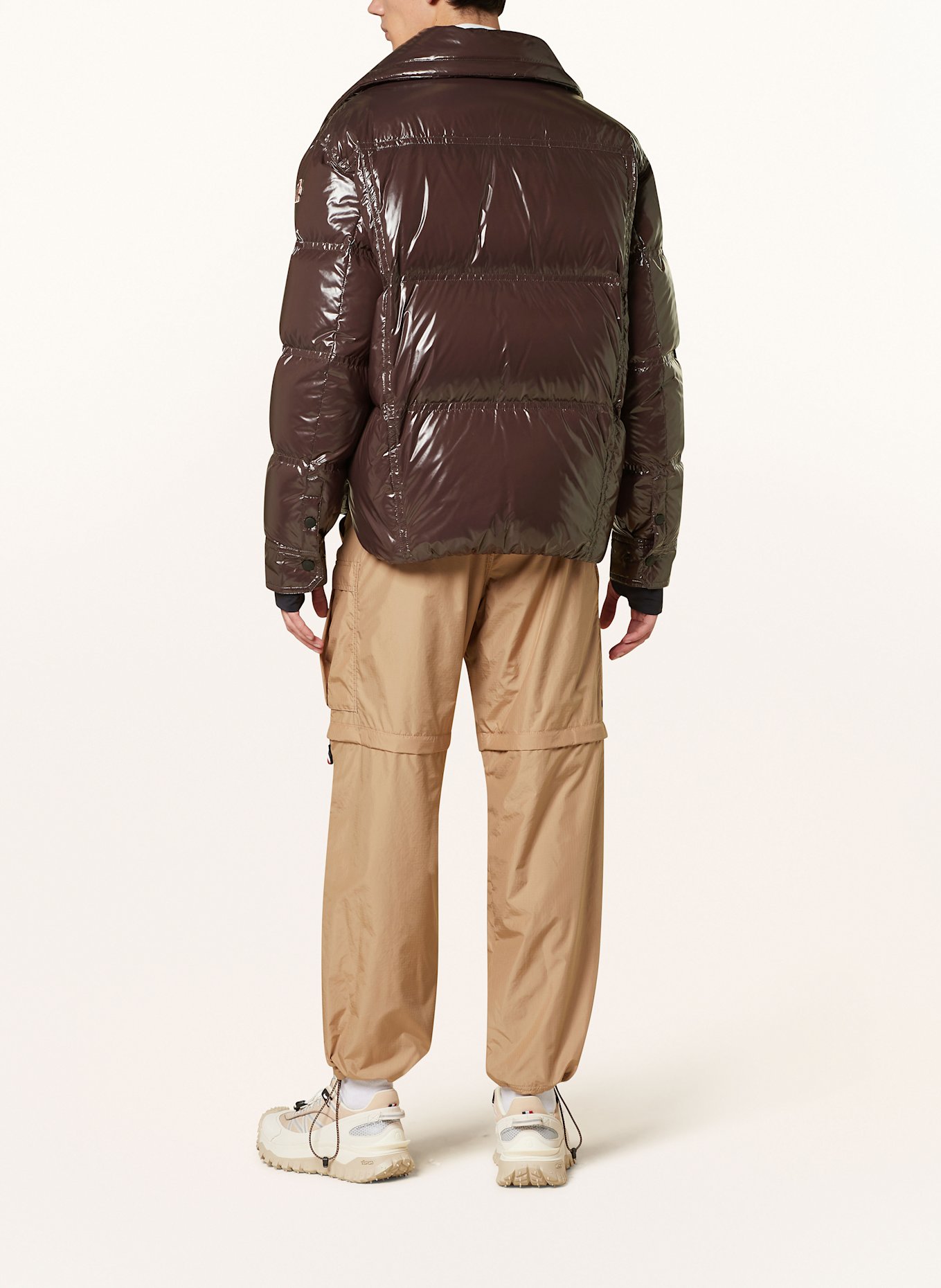 MONCLER GRENOBLE Daunenjacke TECKA: DUNKELBRAUN