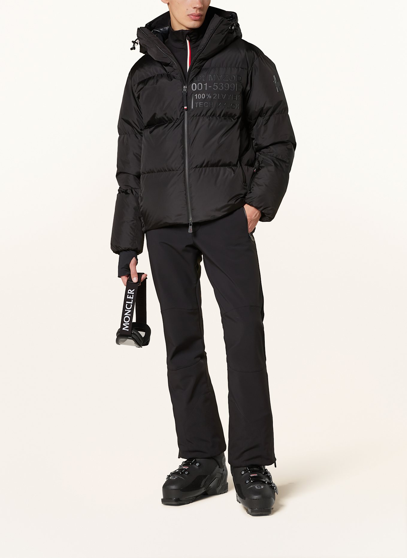 MONCLER GRENOBLE Daunen-Skijacke MAZOD: SCHWARZ
