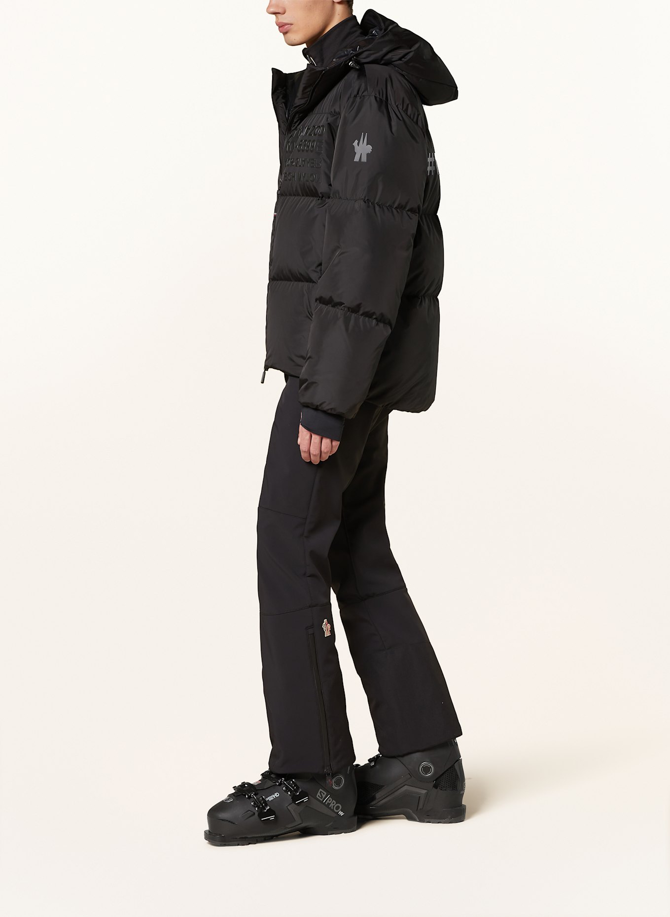 MONCLER GRENOBLE Puchowa kurtka narciarska MAZOD kolor czarny