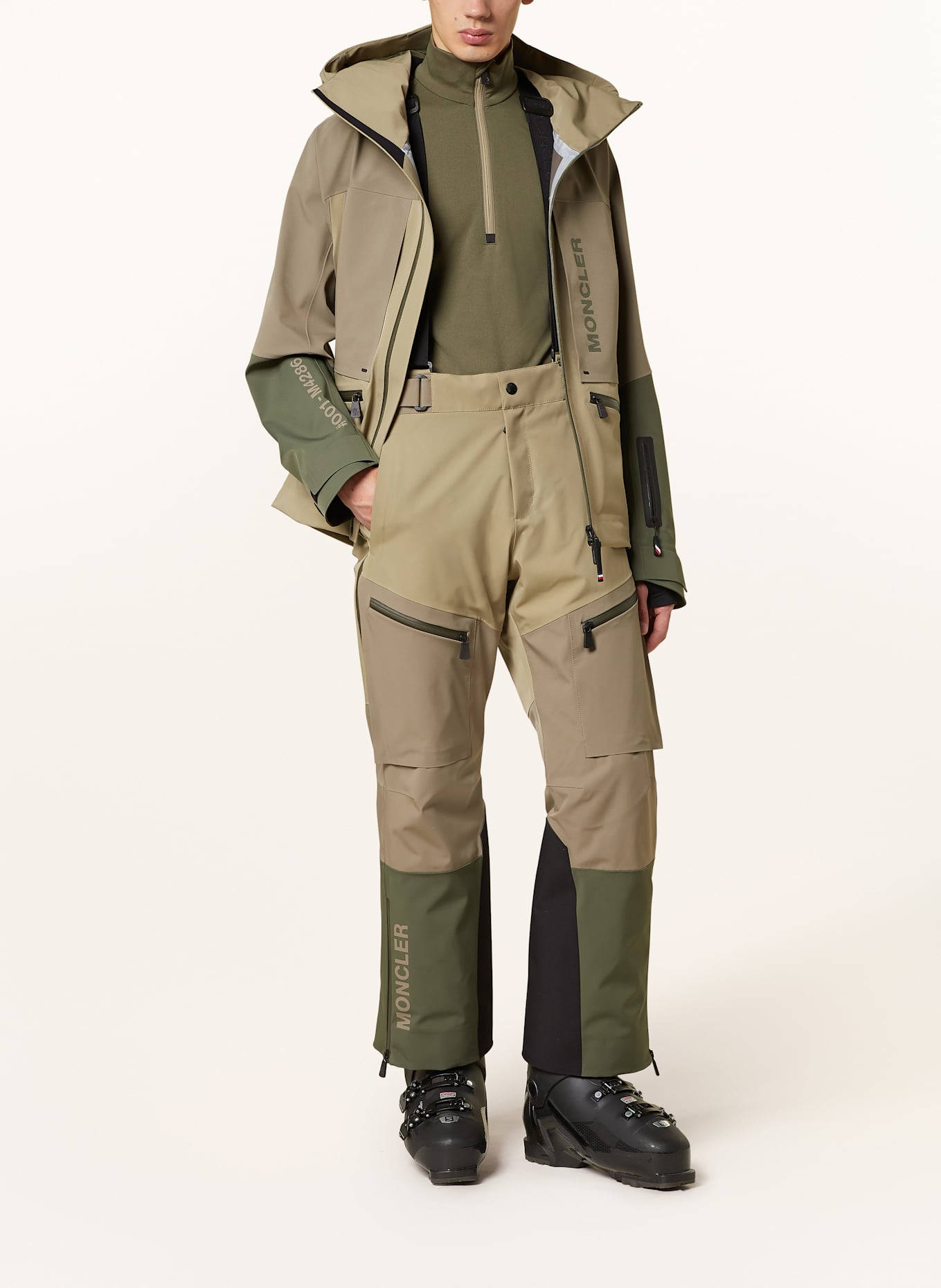 MONCLER GRENOBLE Skihose: HELLGRÜN